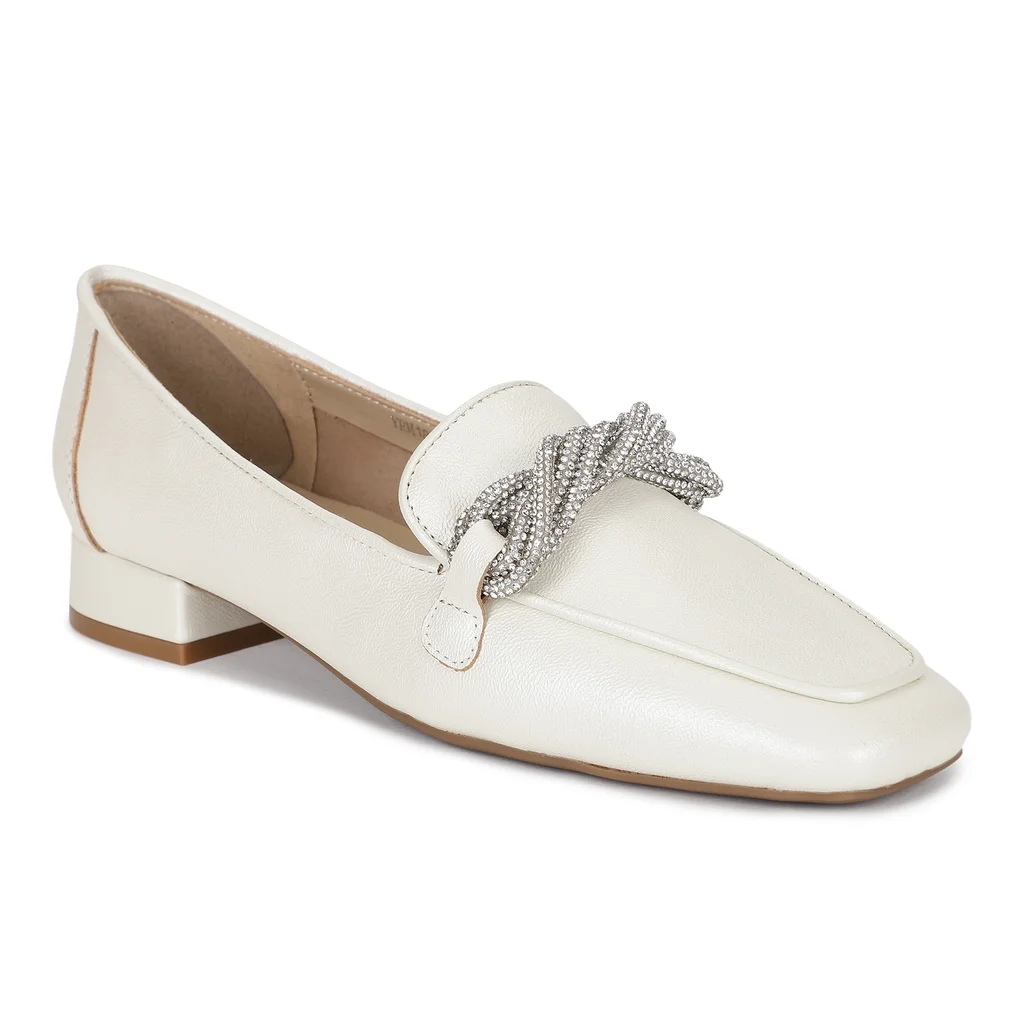 White Loafer for women - Thumbnail 2