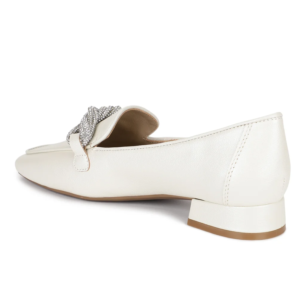 White Loafer for women - Thumbnail 5