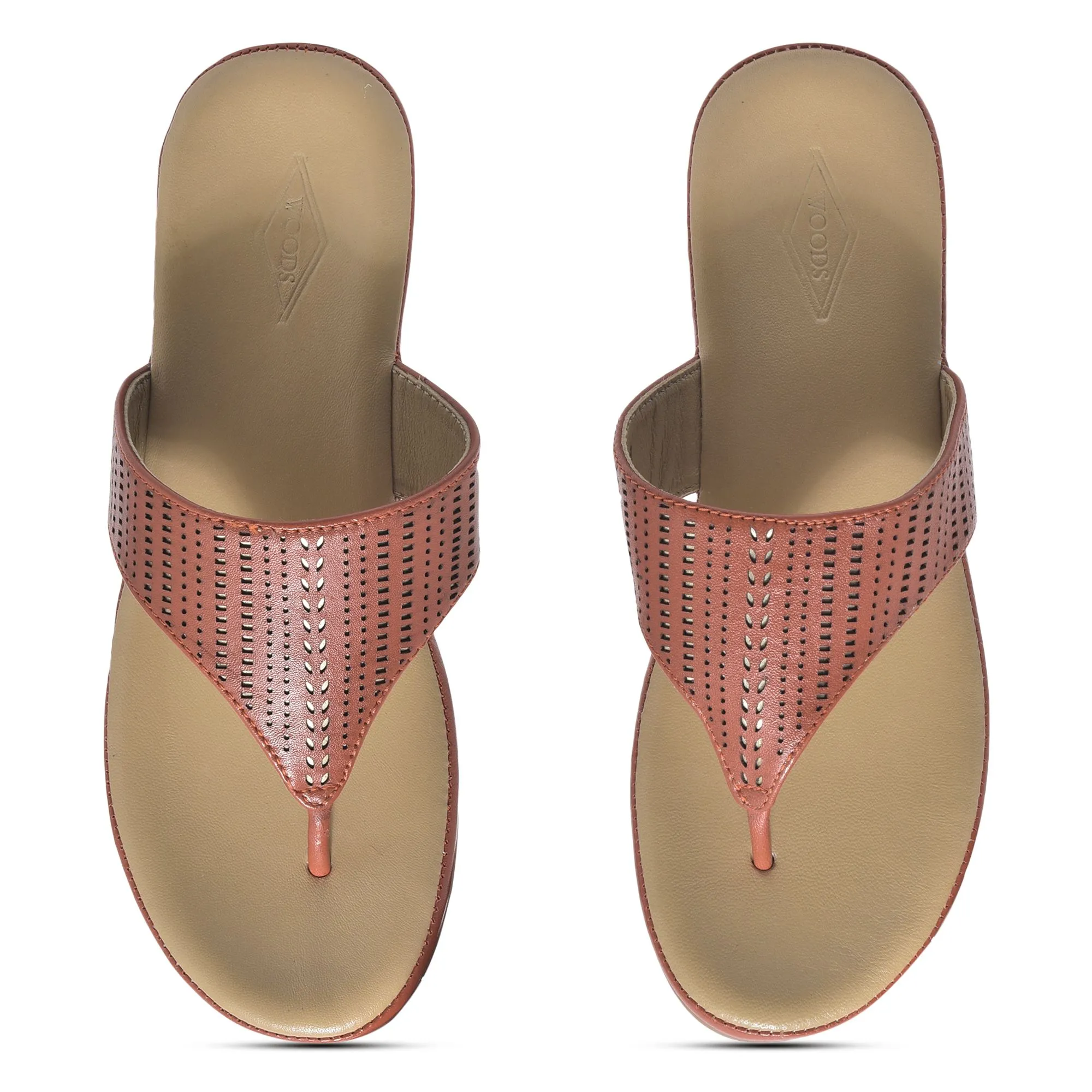 Red sandal for women - Thumbnail 3