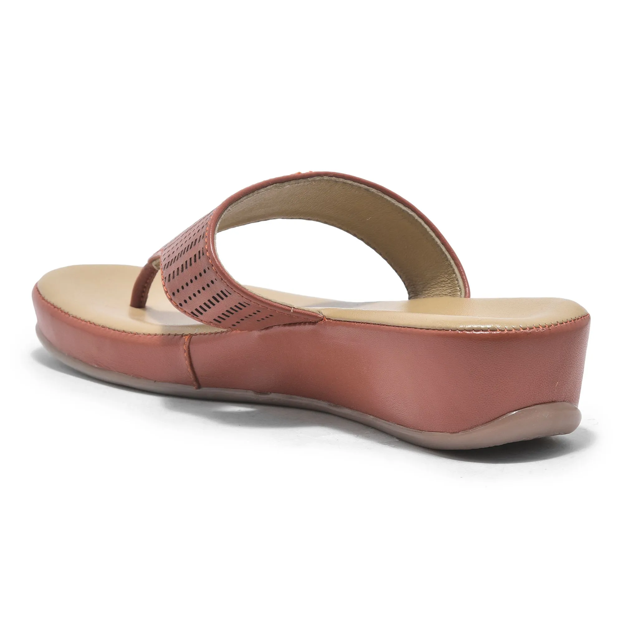 Red sandal for women - Thumbnail 5