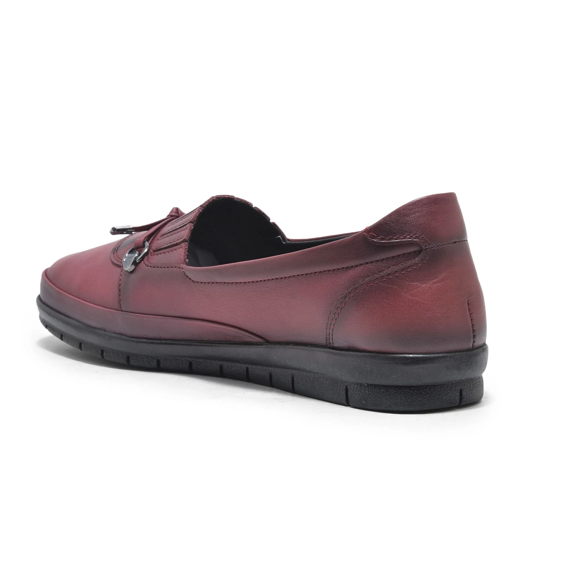 Scarlet Red Loafers for women - Thumbnail 5