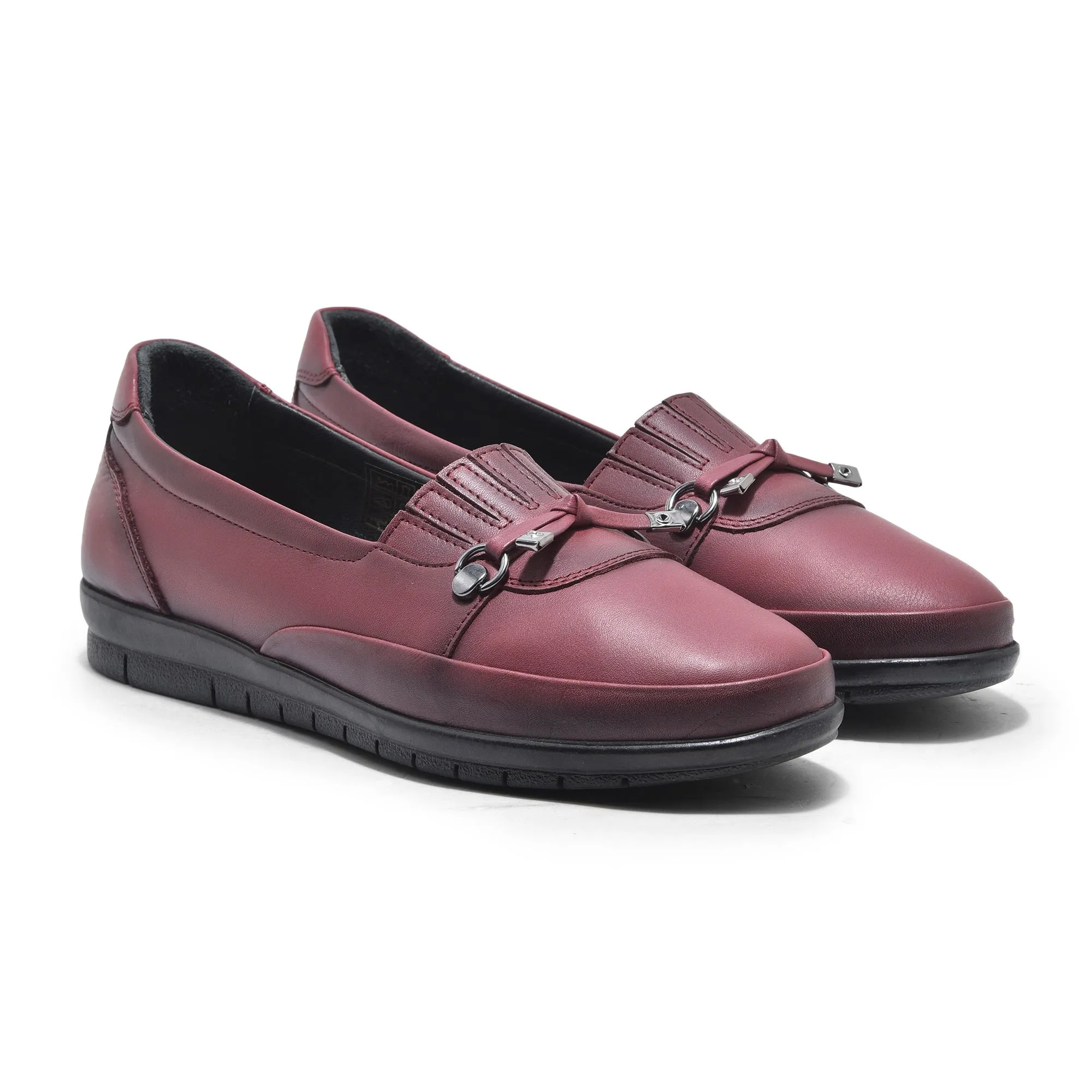 Scarlet Red Loafers for women - Thumbnail 6