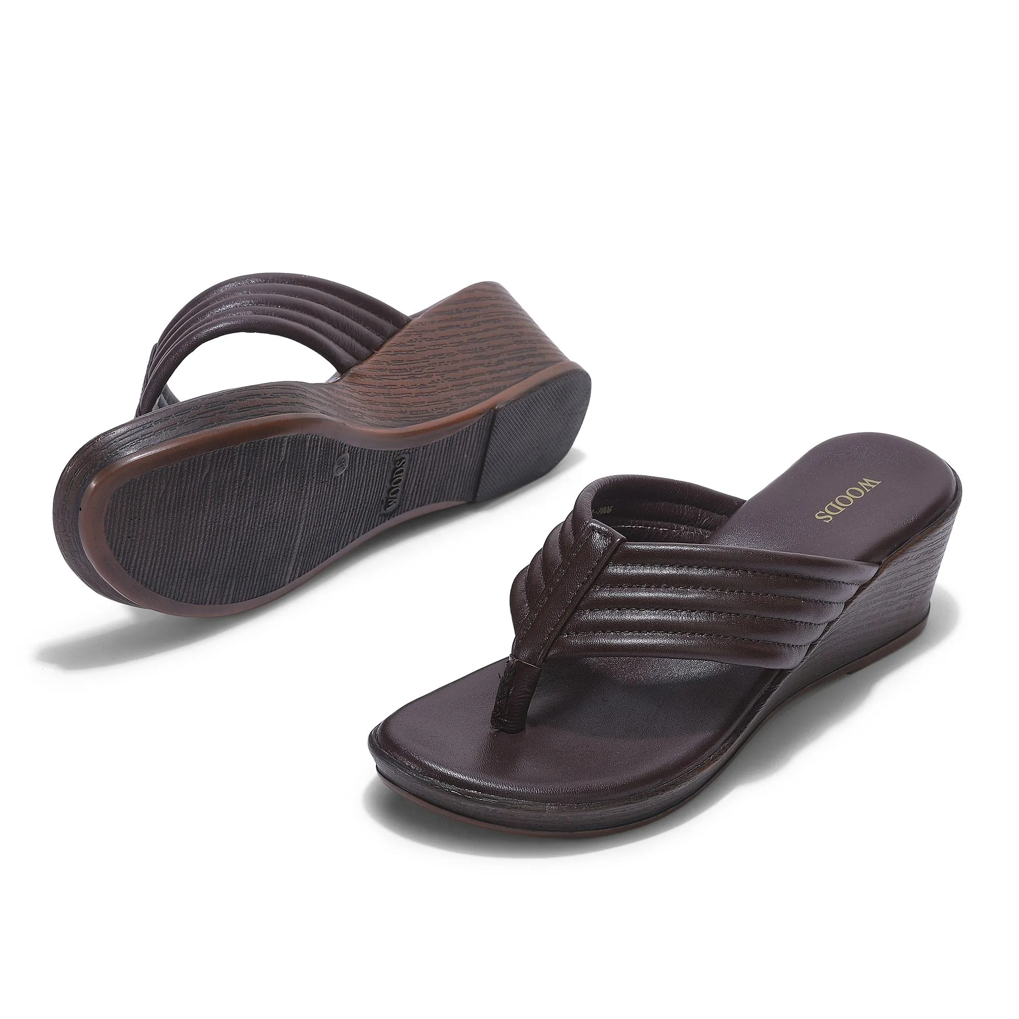 BROWN slippers for women - Thumbnail 4