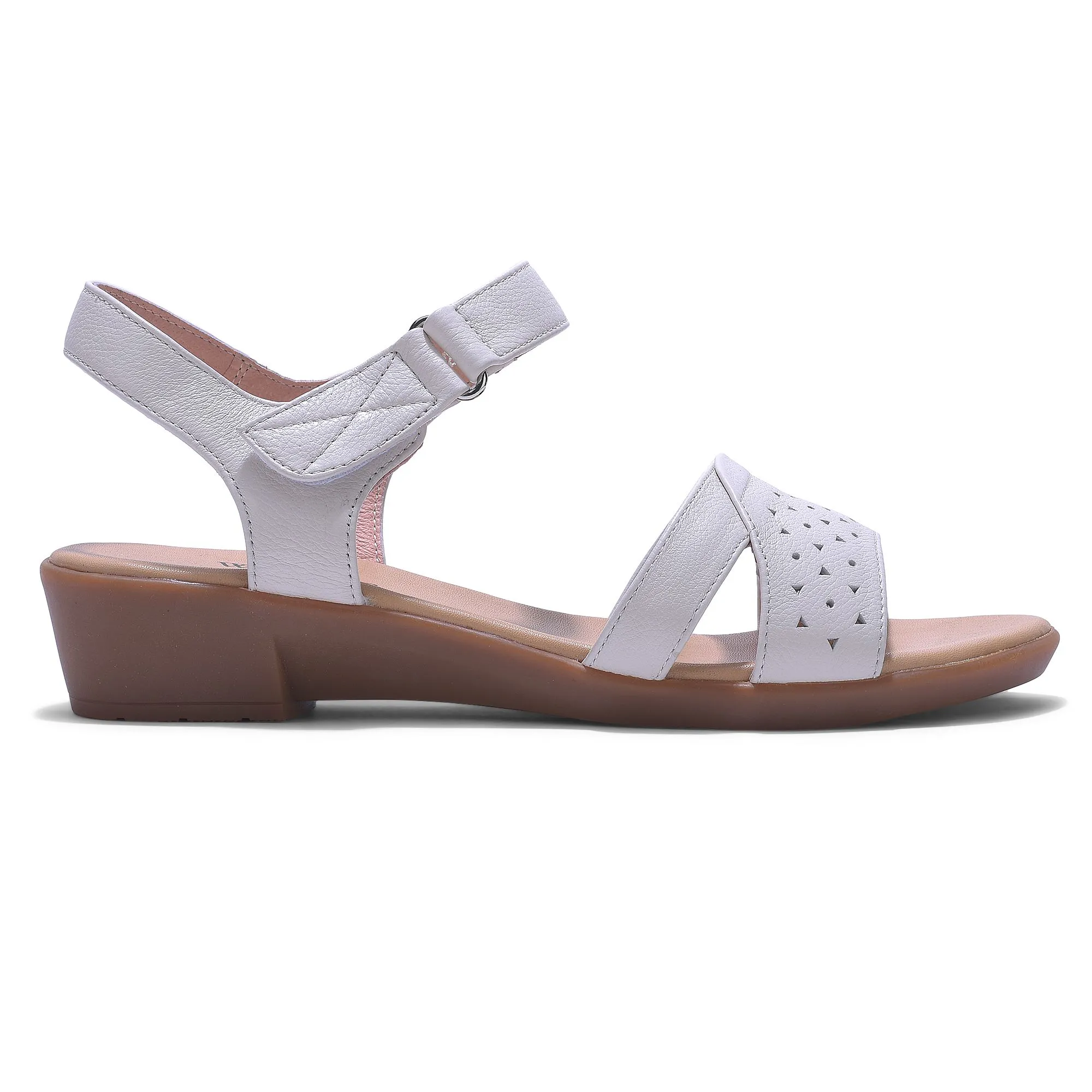 WHITE casual sandals - Thumbnail 1