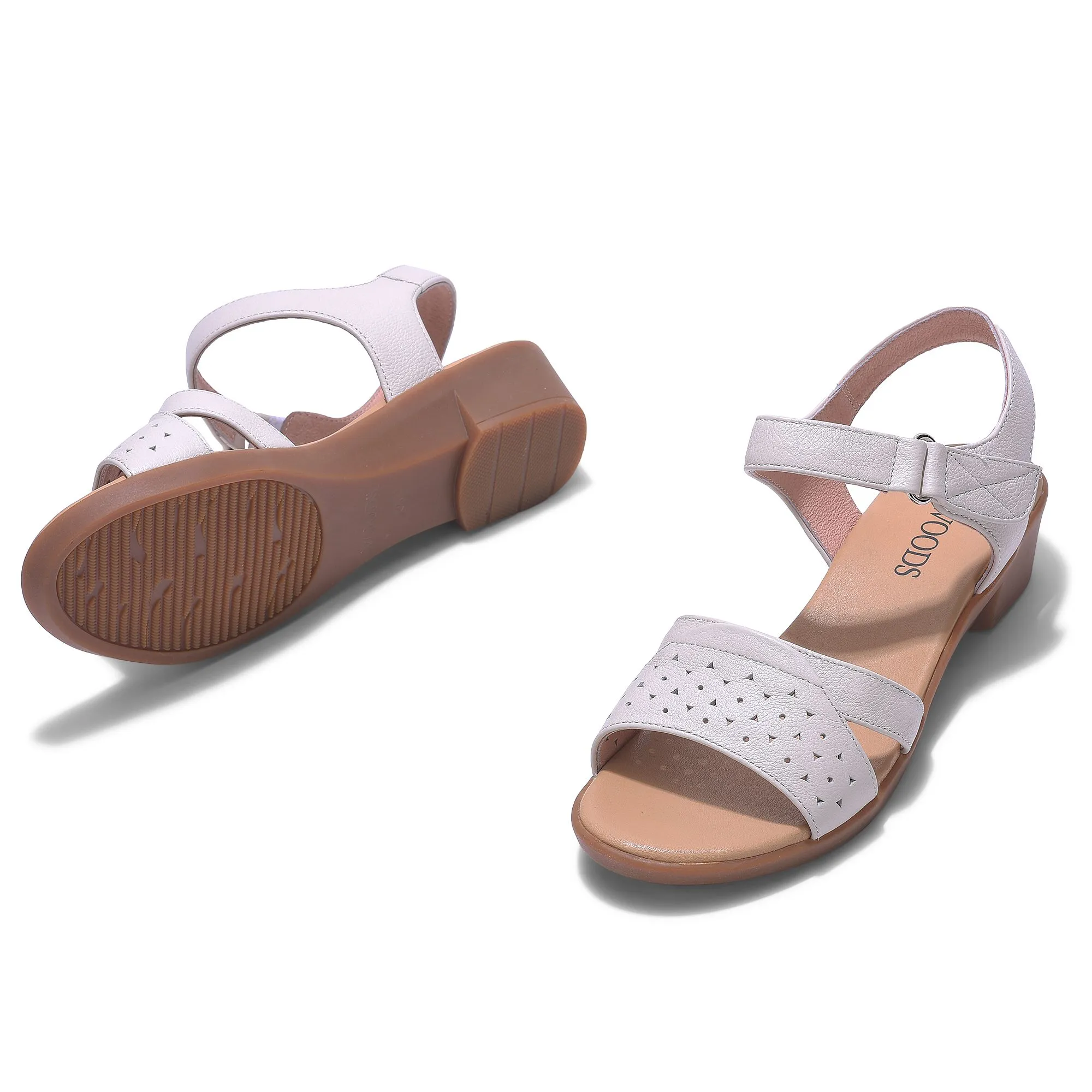 WHITE casual sandals - Thumbnail 4