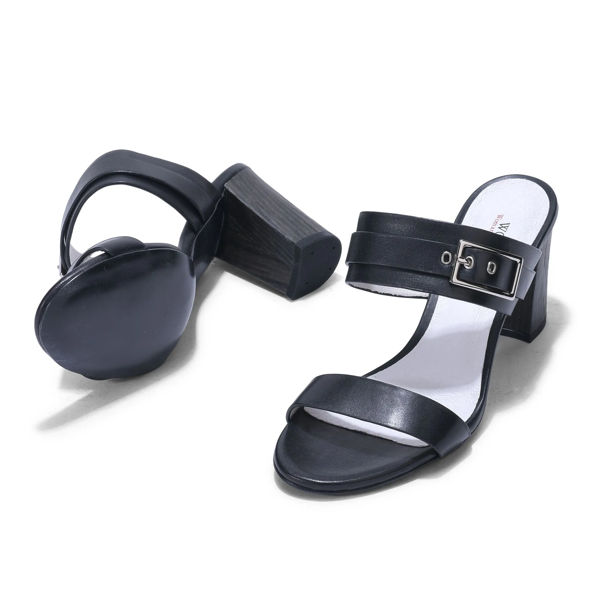 BLACK Slipper for women - Thumbnail 4