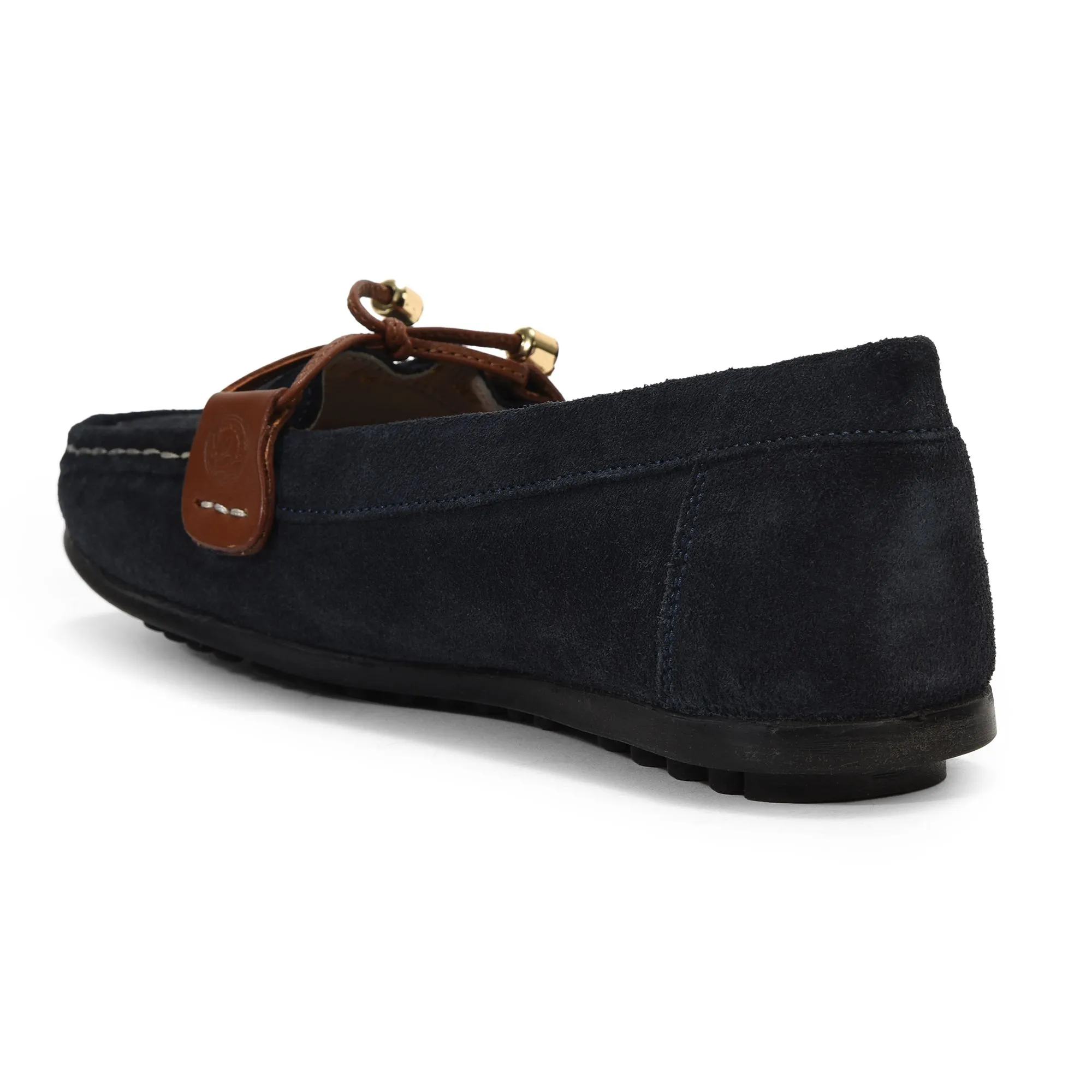 Woodland NAVY loafers for women - Thumbnail 5