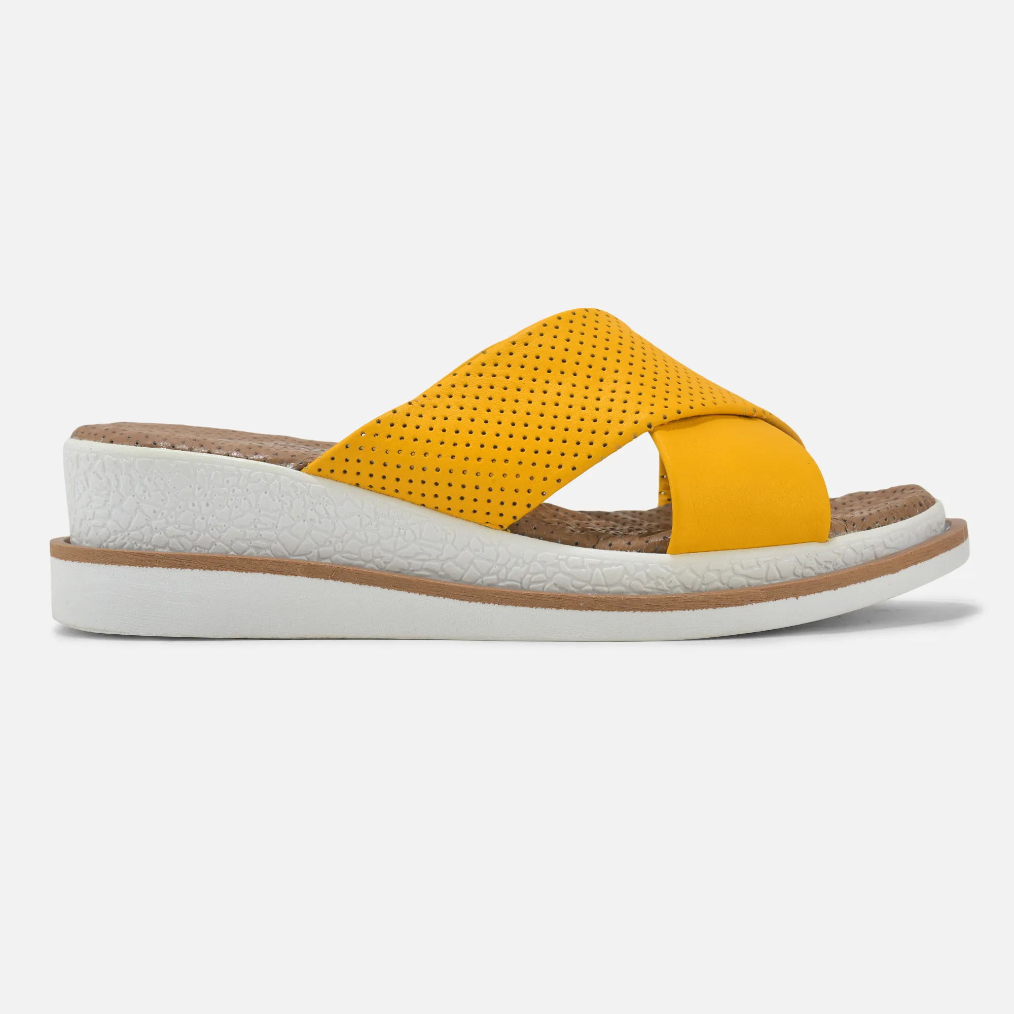 Yellow Slippers For Ladies - Image 1