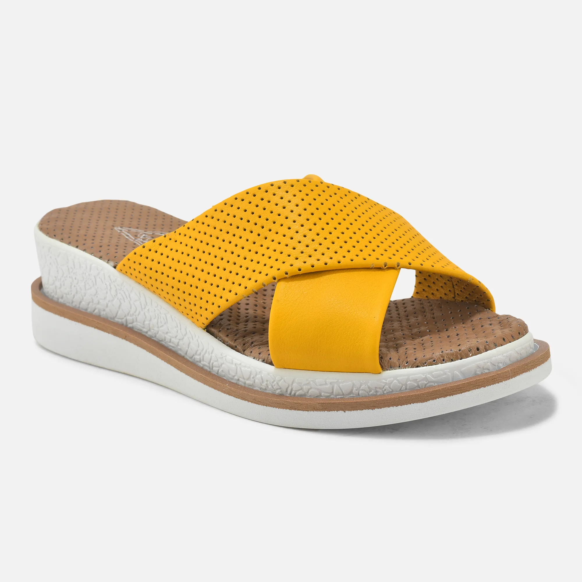 Yellow Slippers For Ladies - Thumbnail 7