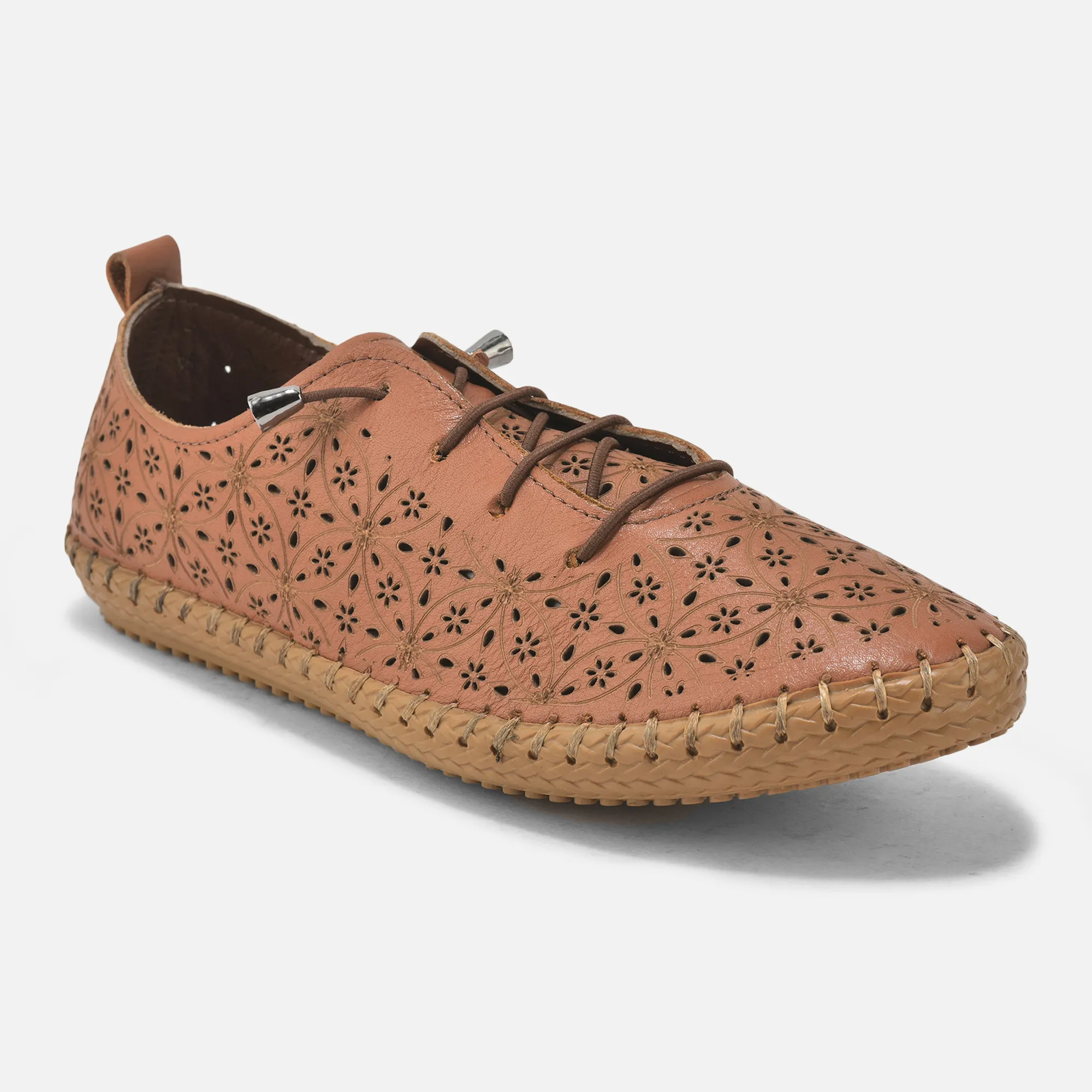 Cognac sneaker for women - Thumbnail 7