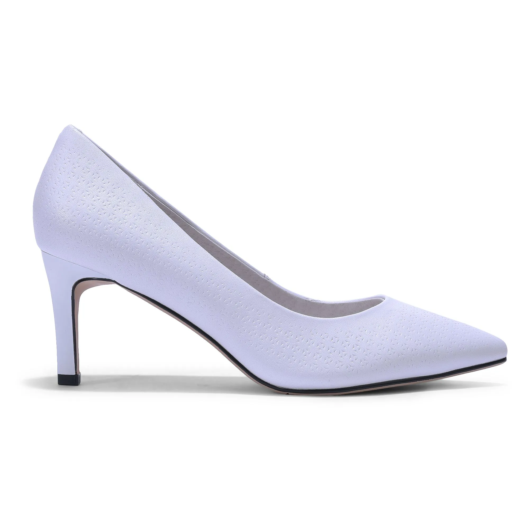 WHITE high heel stilettos - Image 1