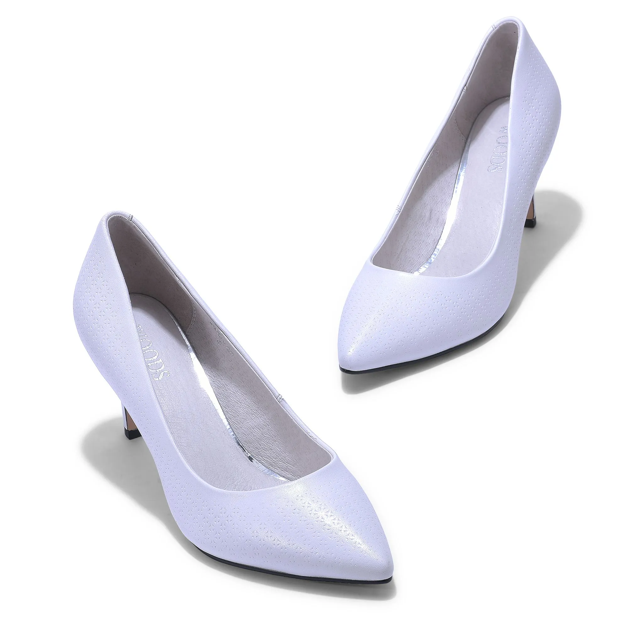 WHITE high heel stilettos - Thumbnail 2