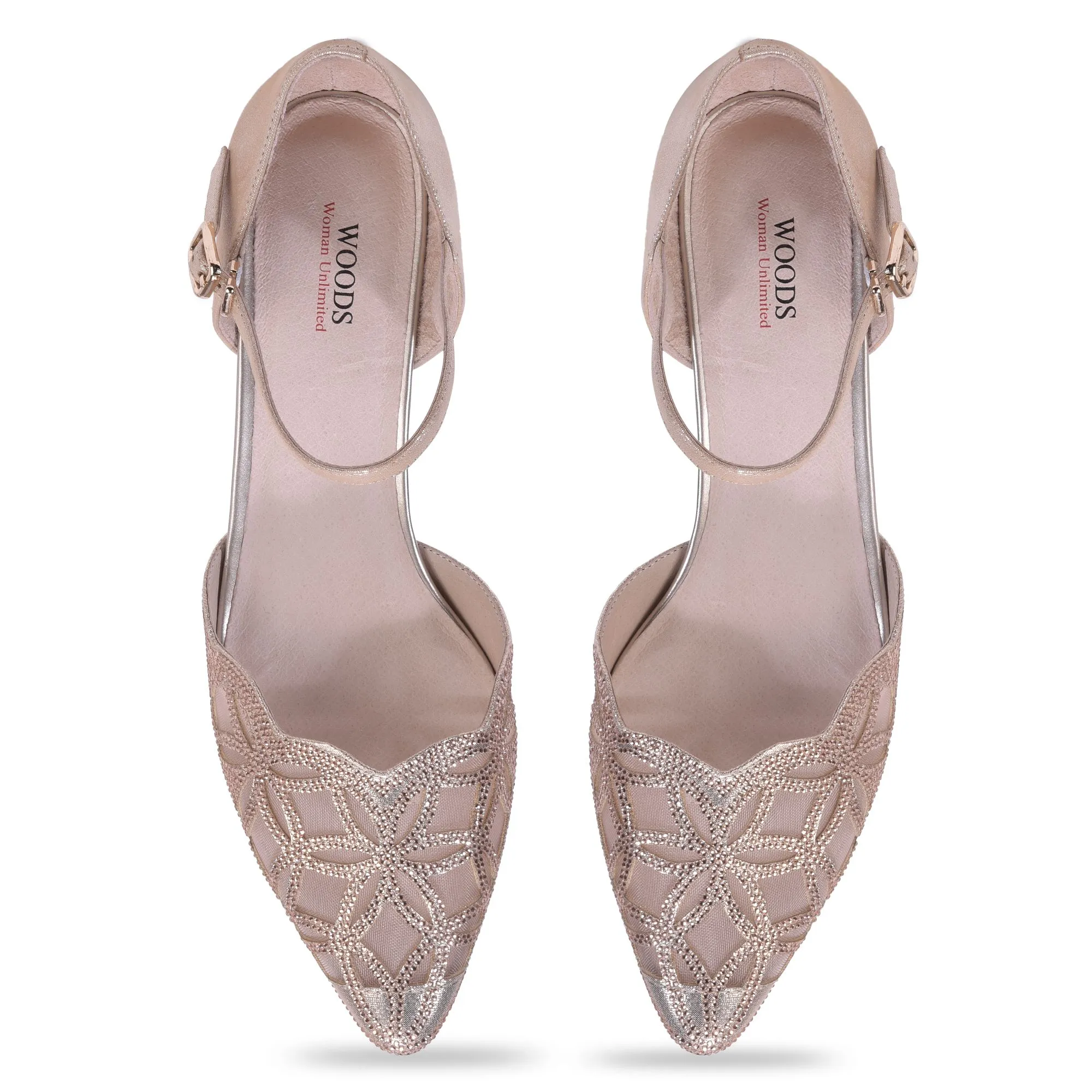 GOLD kitten heels - Thumbnail 3