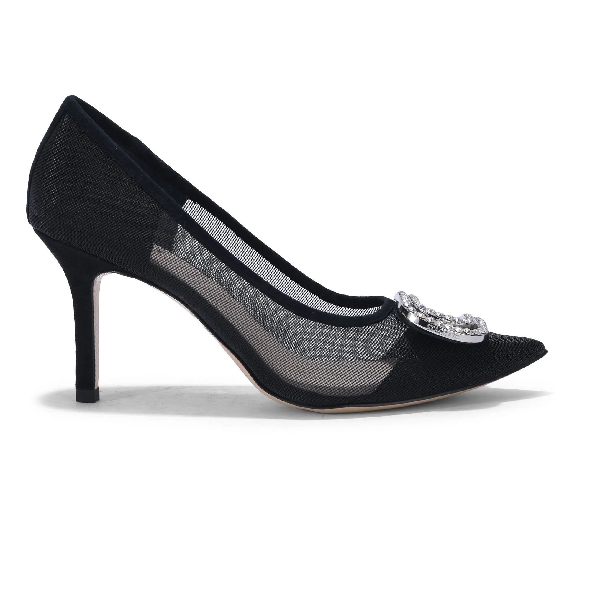BLACK high heel pumps - Thumbnail 1