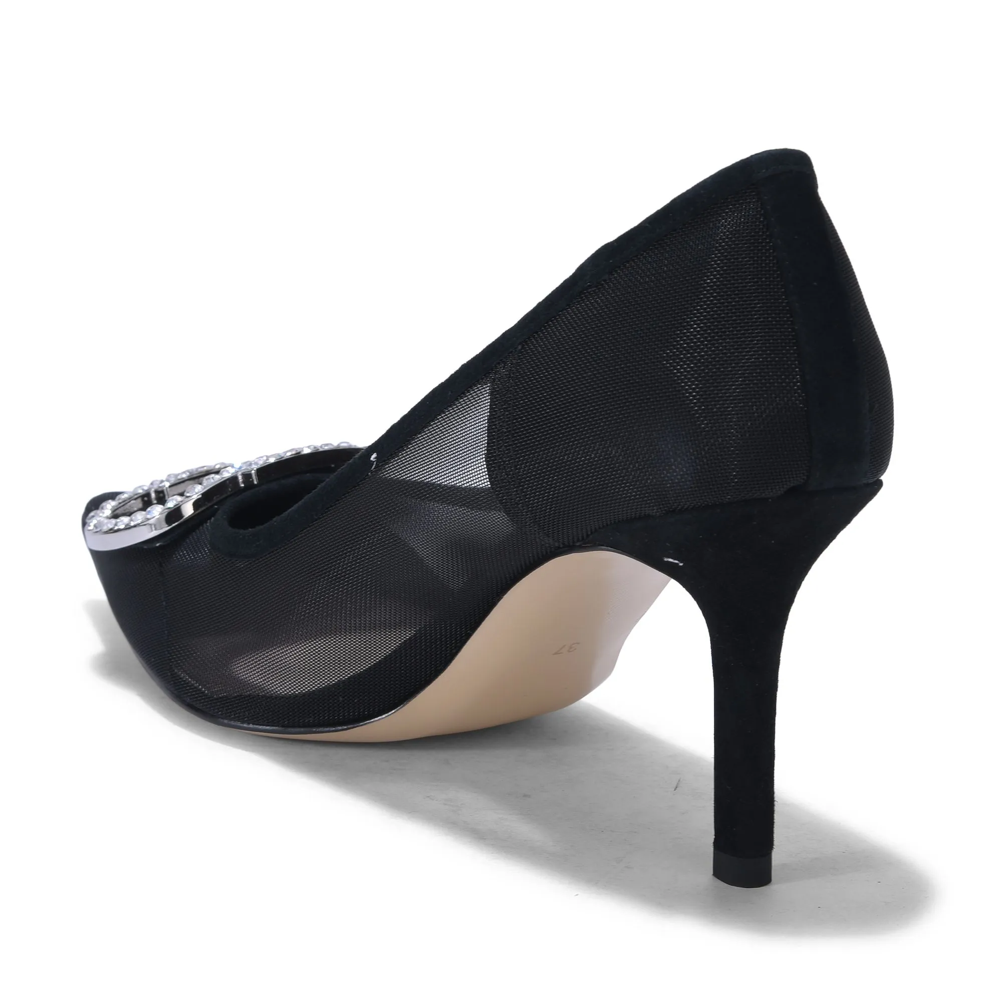 BLACK high heel pumps - Thumbnail 5