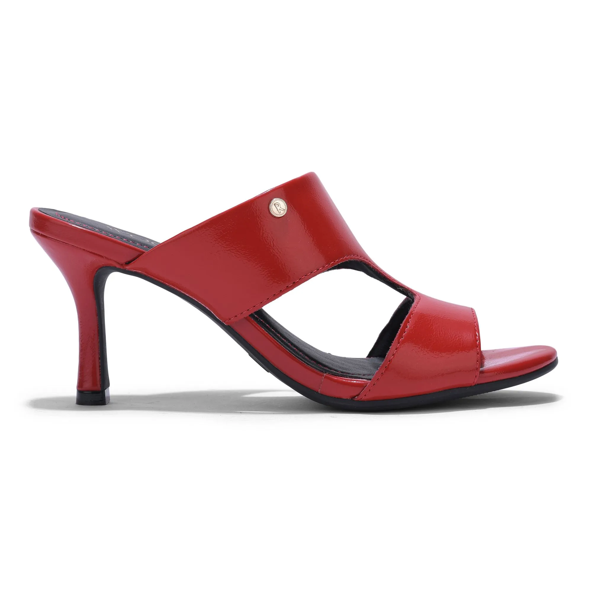 RED high-heel sandals - Thumbnail 1