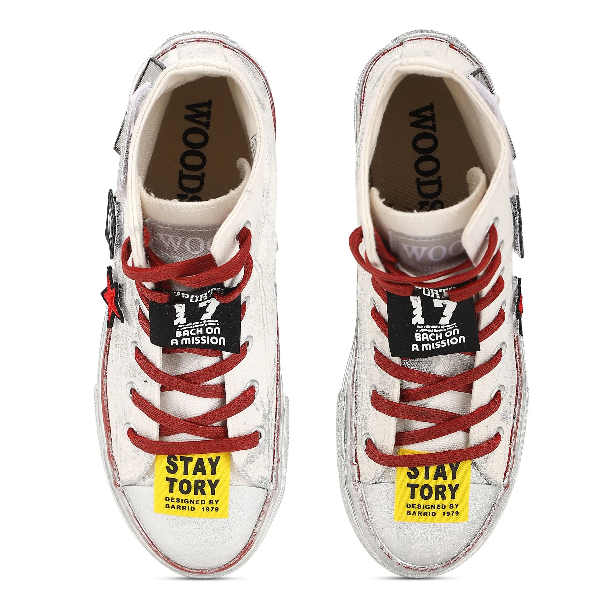White Canvas shoes for women - Thumbnail 3