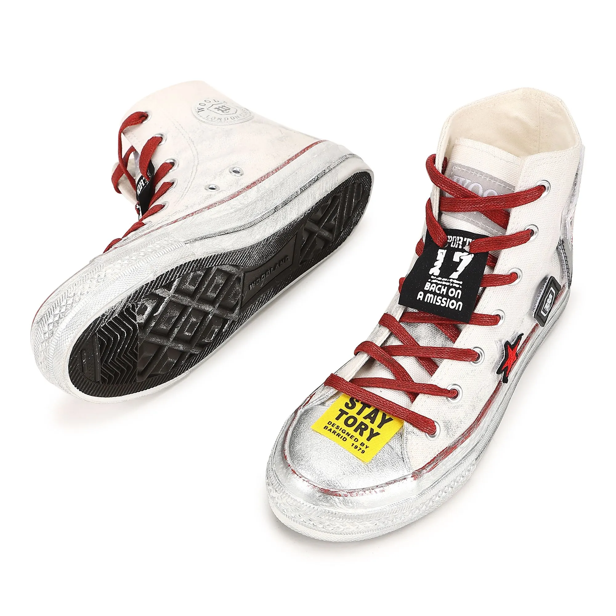 White Canvas shoes for women - Thumbnail 4