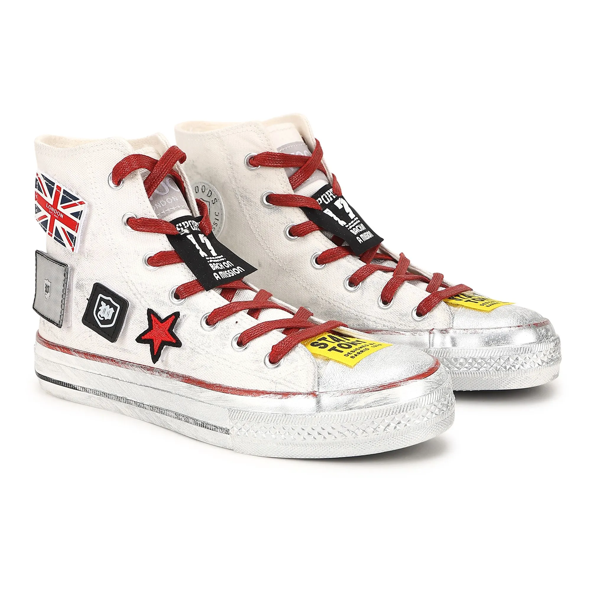 White Canvas shoes for women - Thumbnail 6
