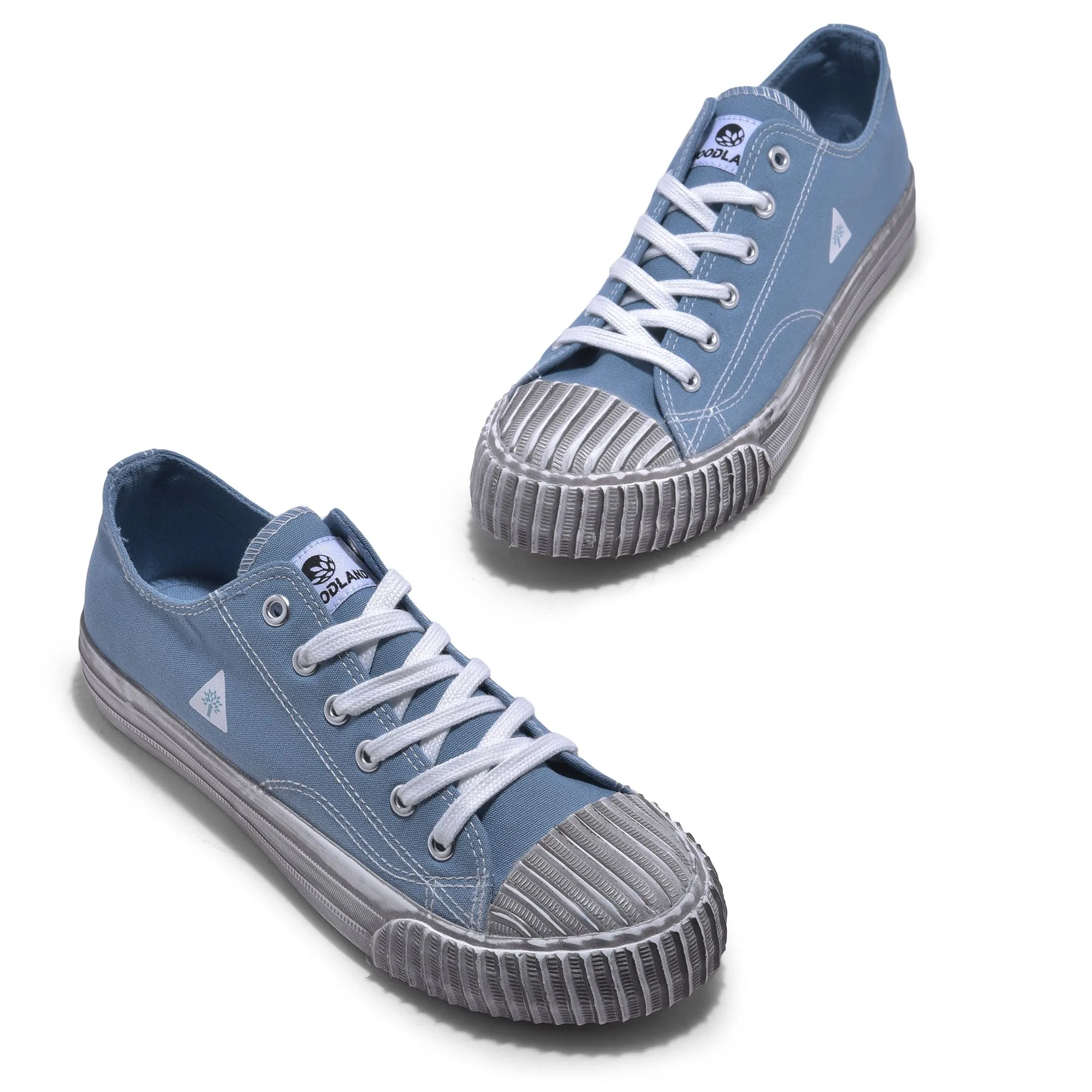 Light blue casual sneakers for women - Thumbnail 2