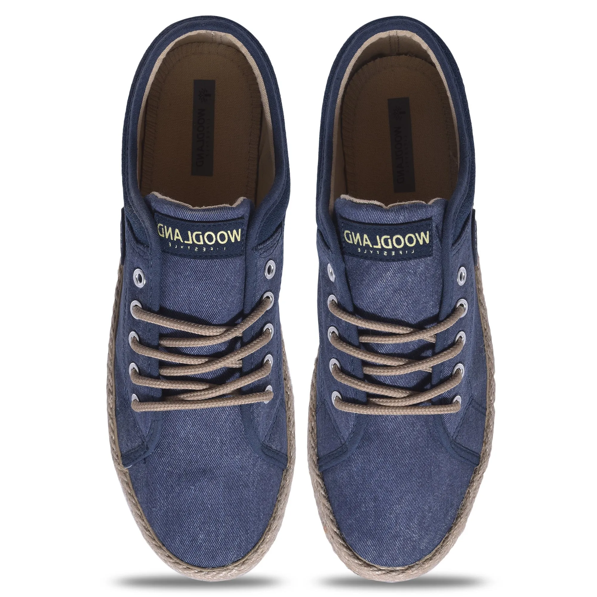 Blue casual sneaker for women - Thumbnail 3