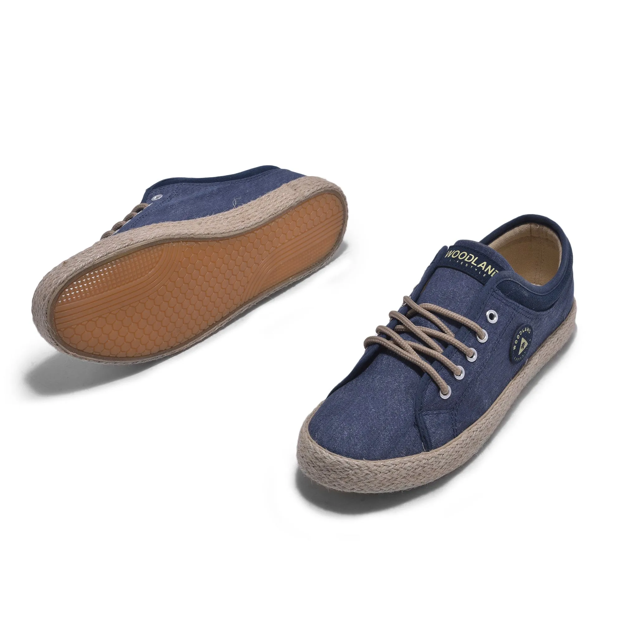 Blue casual sneaker for women - Thumbnail 4
