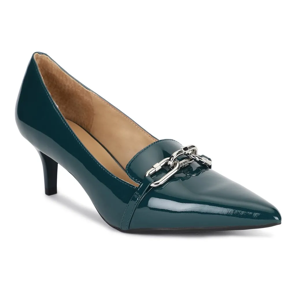 Green Pumps for Women - Thumbnail 1