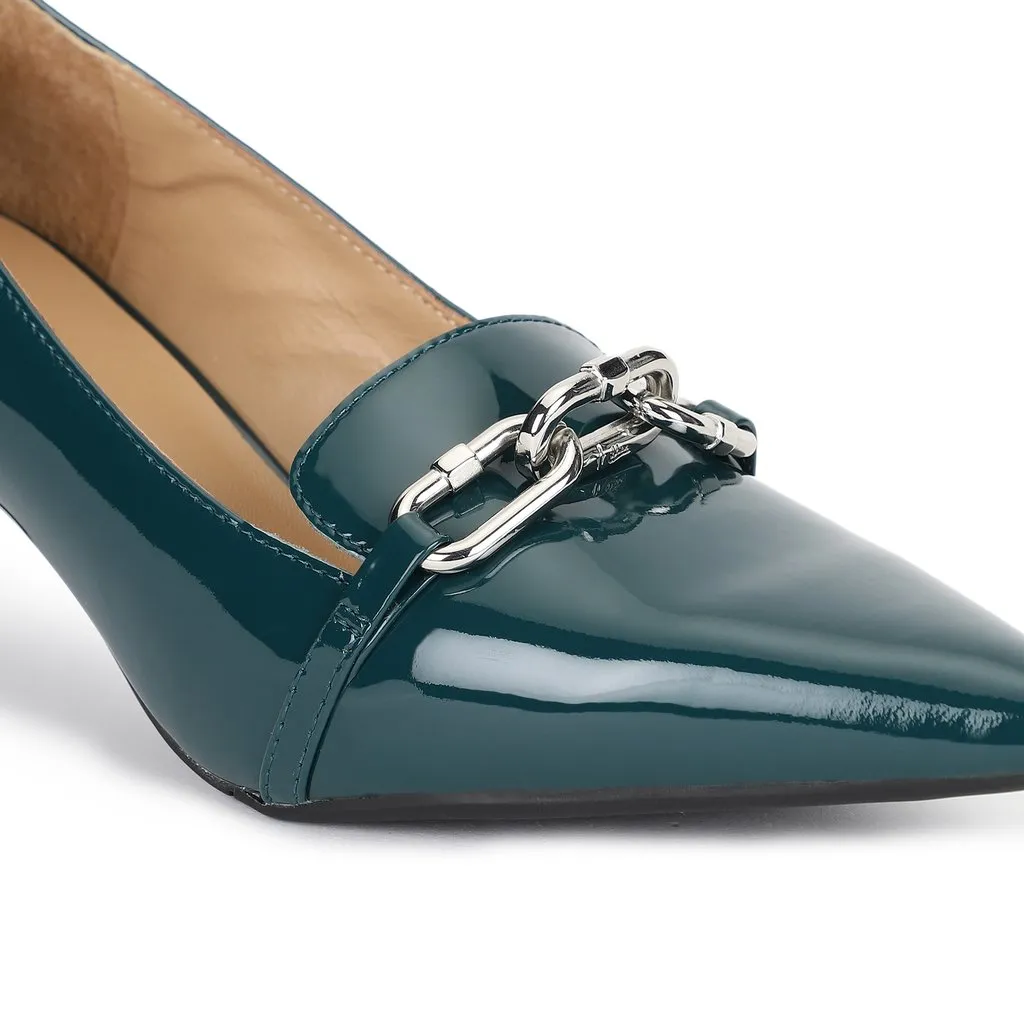 Green Pumps for Women - Thumbnail 5