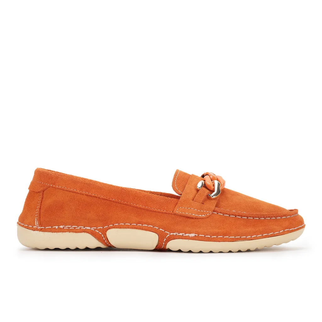 Woods Women’s Fierce Orange Suede Luxe Shoes