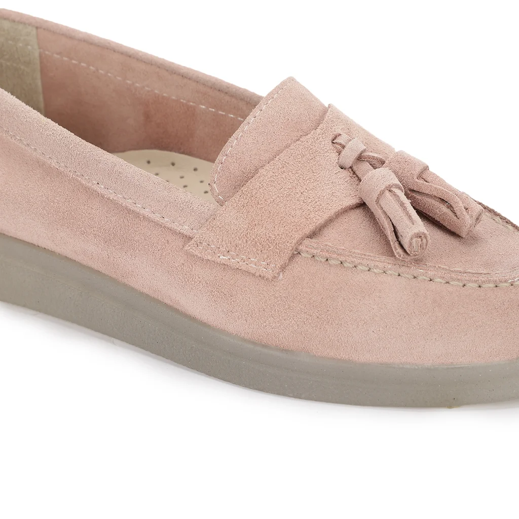 Woods Women’s Blush Pink Suede Luxe Shoes - Thumbnail 2