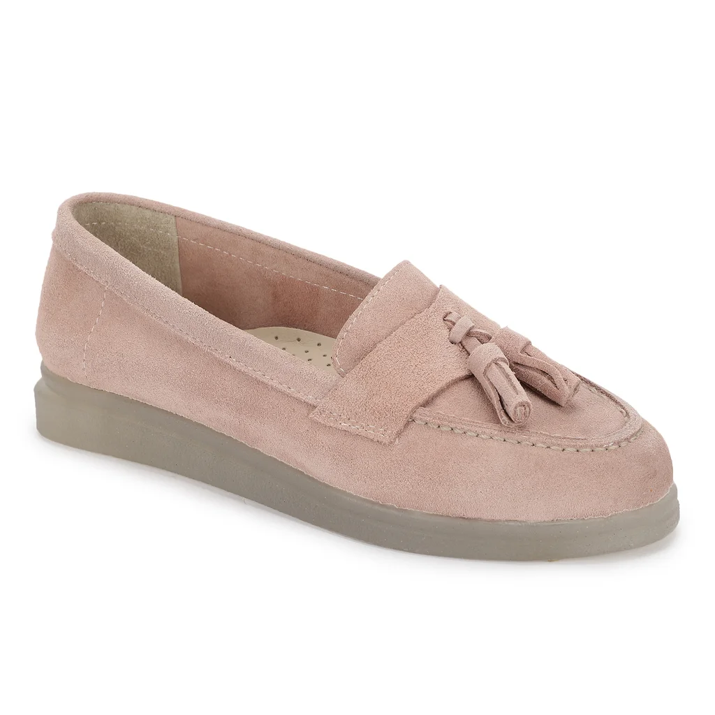 Woods Women’s Blush Pink Suede Luxe Shoes - Thumbnail 3