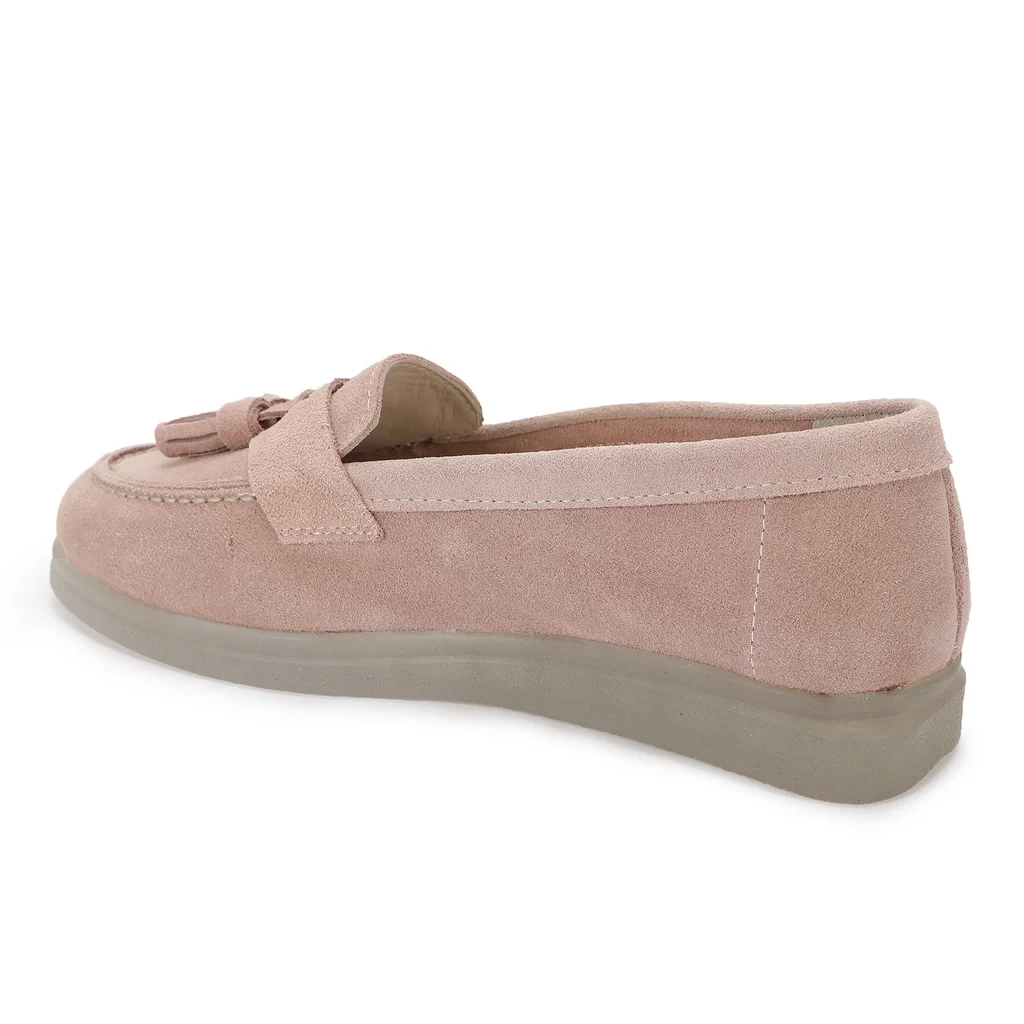 Woods Women’s Blush Pink Suede Luxe Shoes - Thumbnail 5