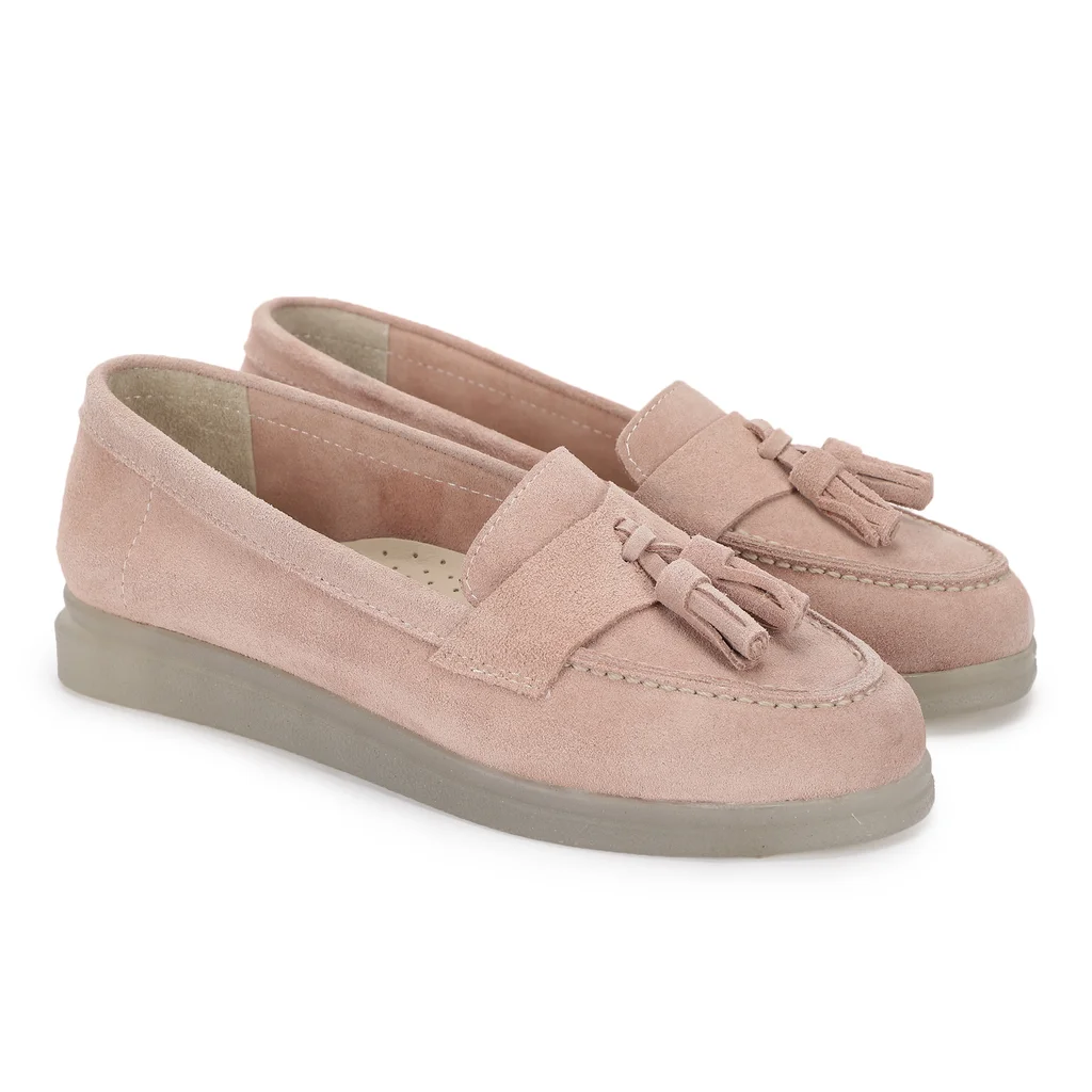 Woods Women’s Blush Pink Suede Luxe Shoes - Thumbnail 6