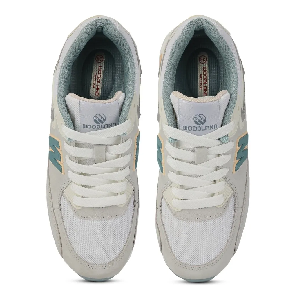 Woodland Lgrey/Pink Casual Sneakers for Women - Thumbnail 6