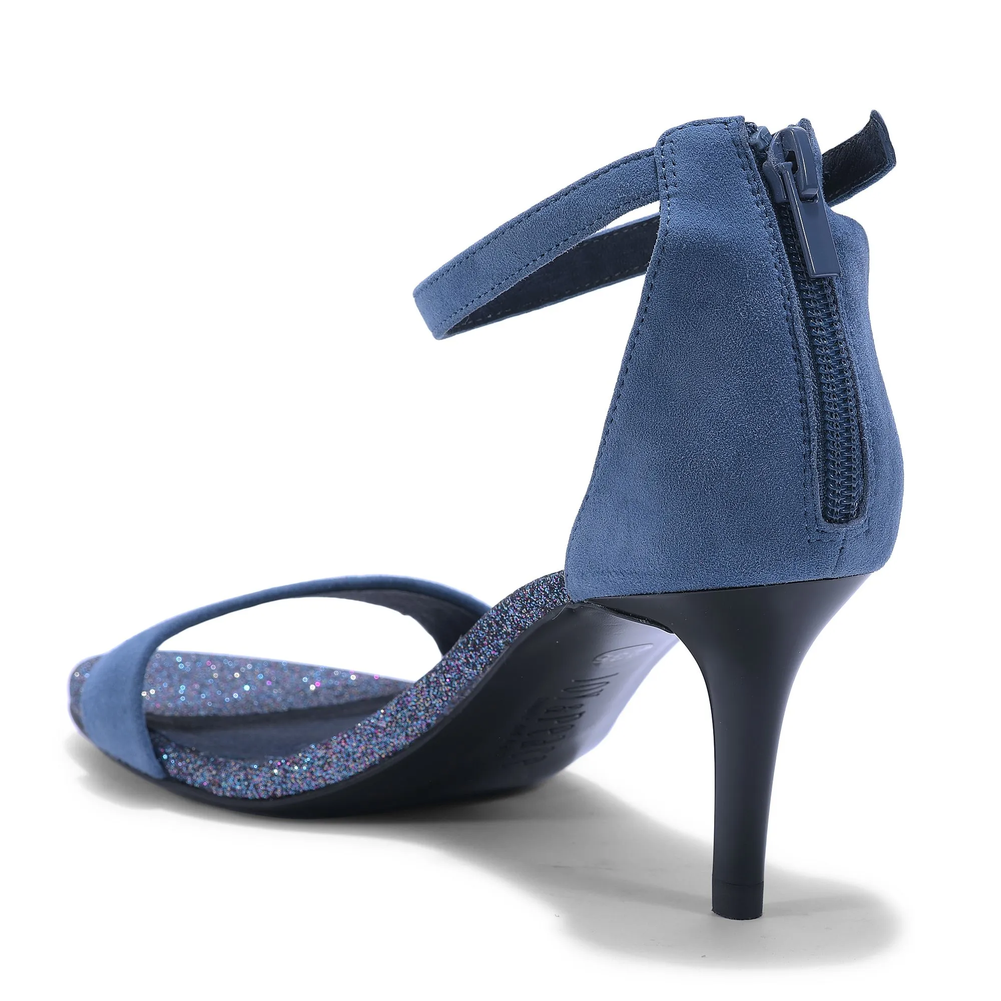 Woods blue strappy sandal for women - Thumbnail 5