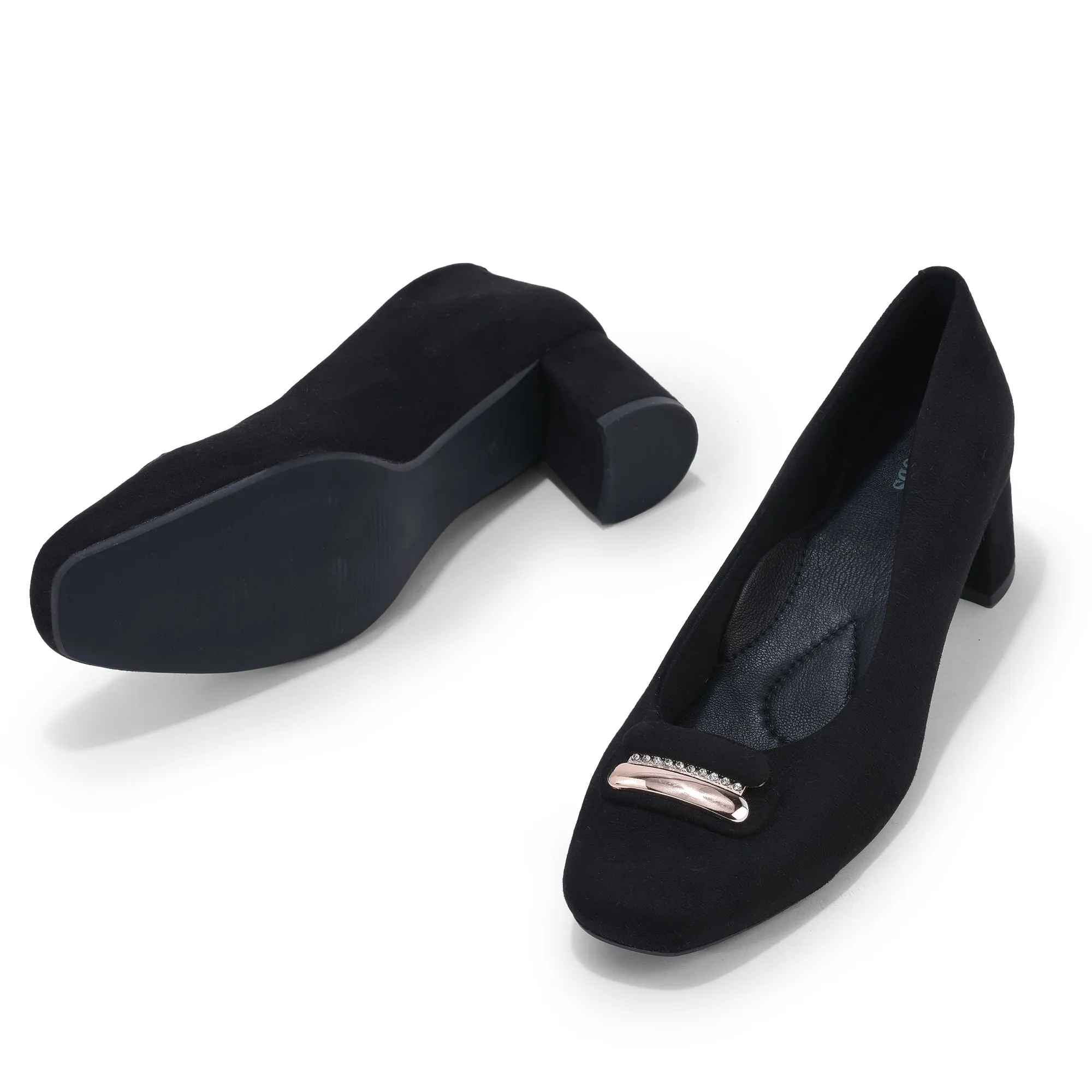 Black block heel - Thumbnail 4