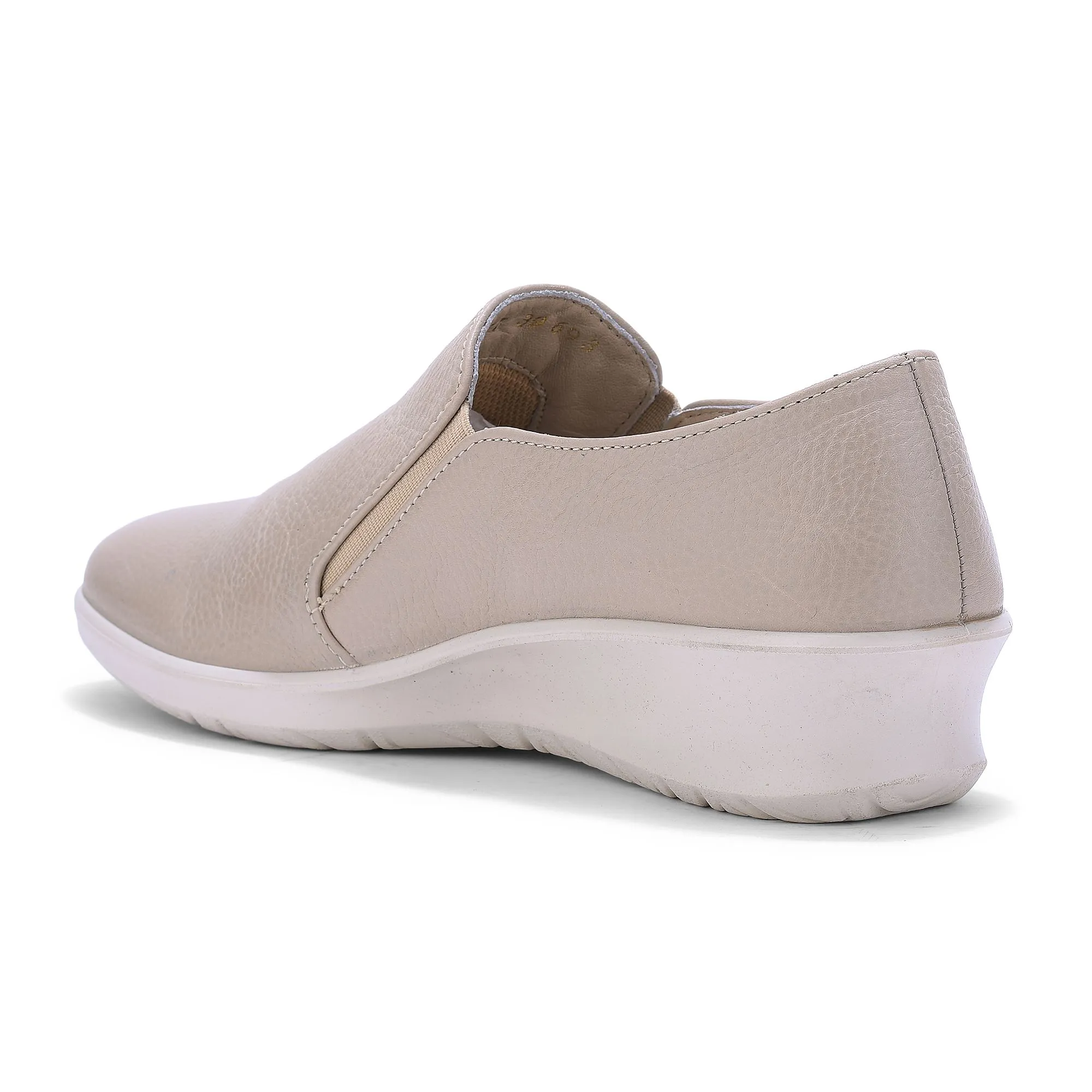 Woods BEIGE Slip-on shoes for women - Thumbnail 5