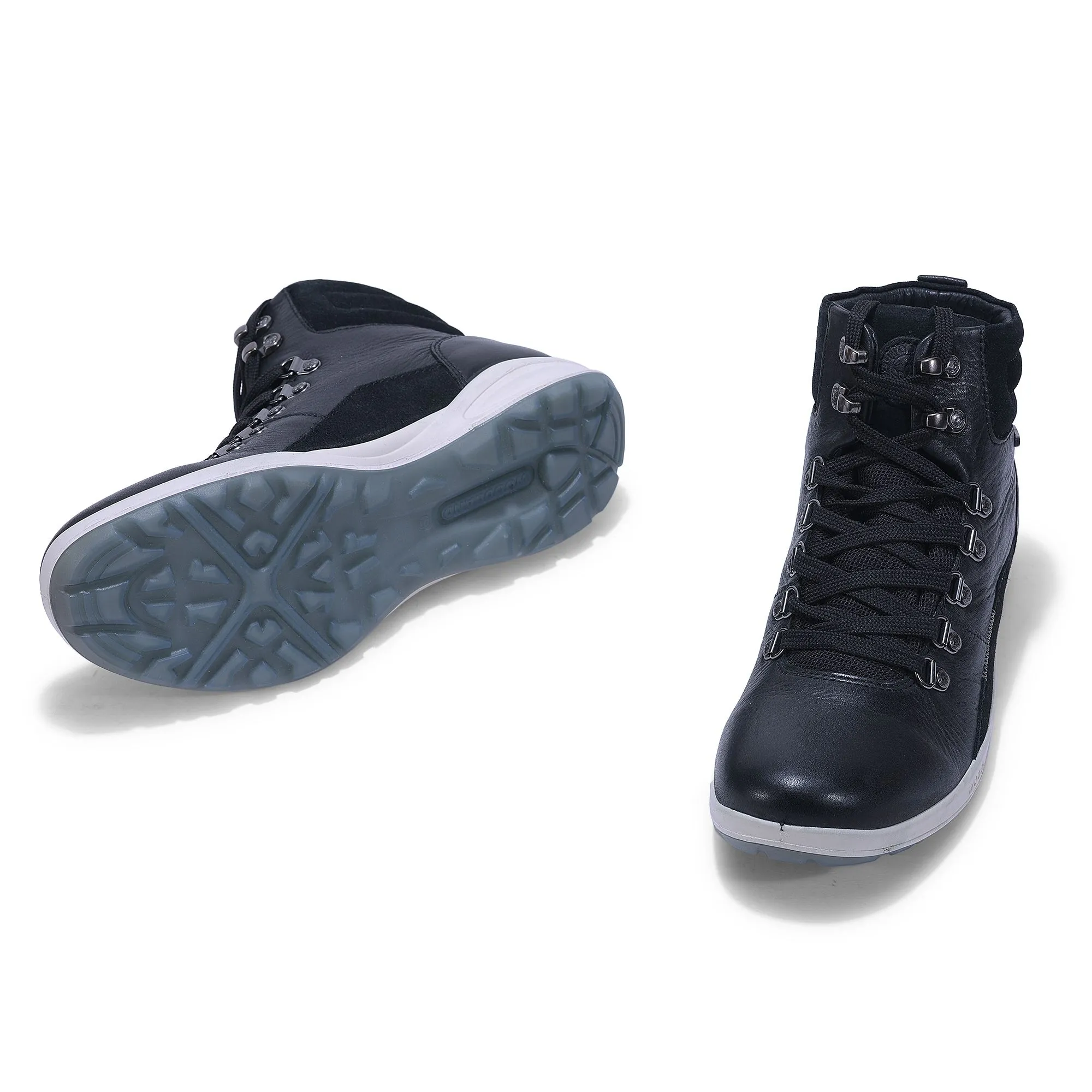 Woodland Black high ankle sneakers - Thumbnail 4