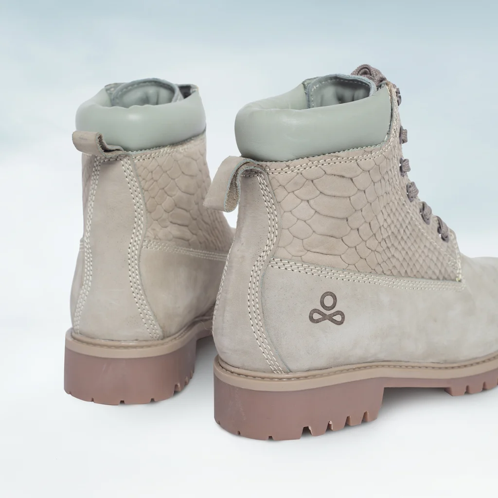Sandy Beige Boots for Women - Thumbnail 3