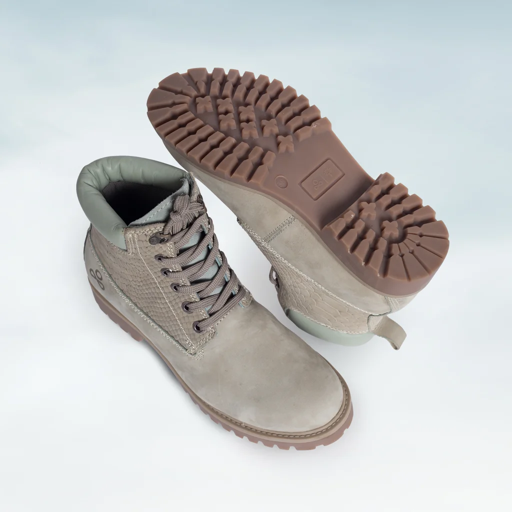 Sandy Beige Boots for Women - Thumbnail 4