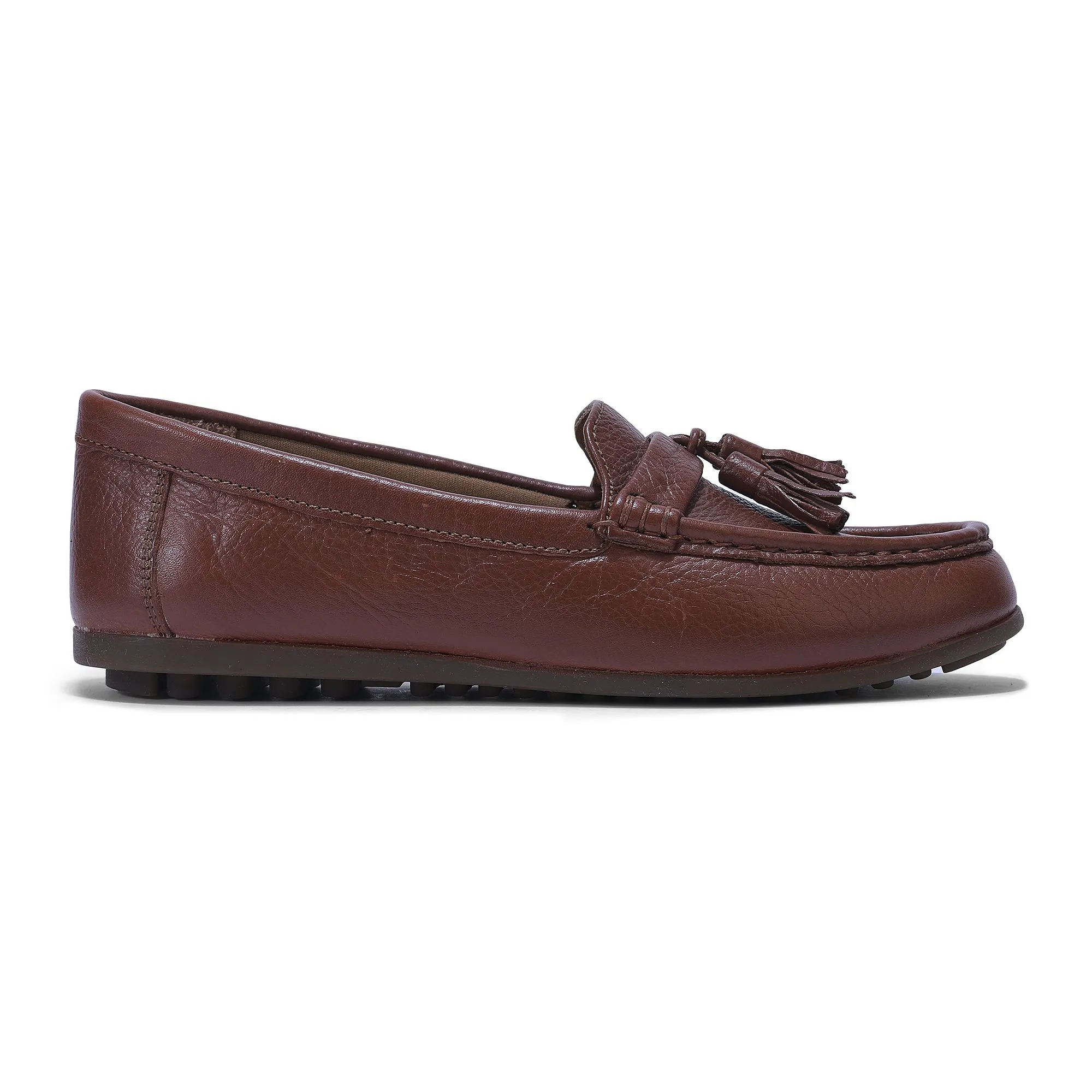 Woodland tan moccasins for women - Image 1