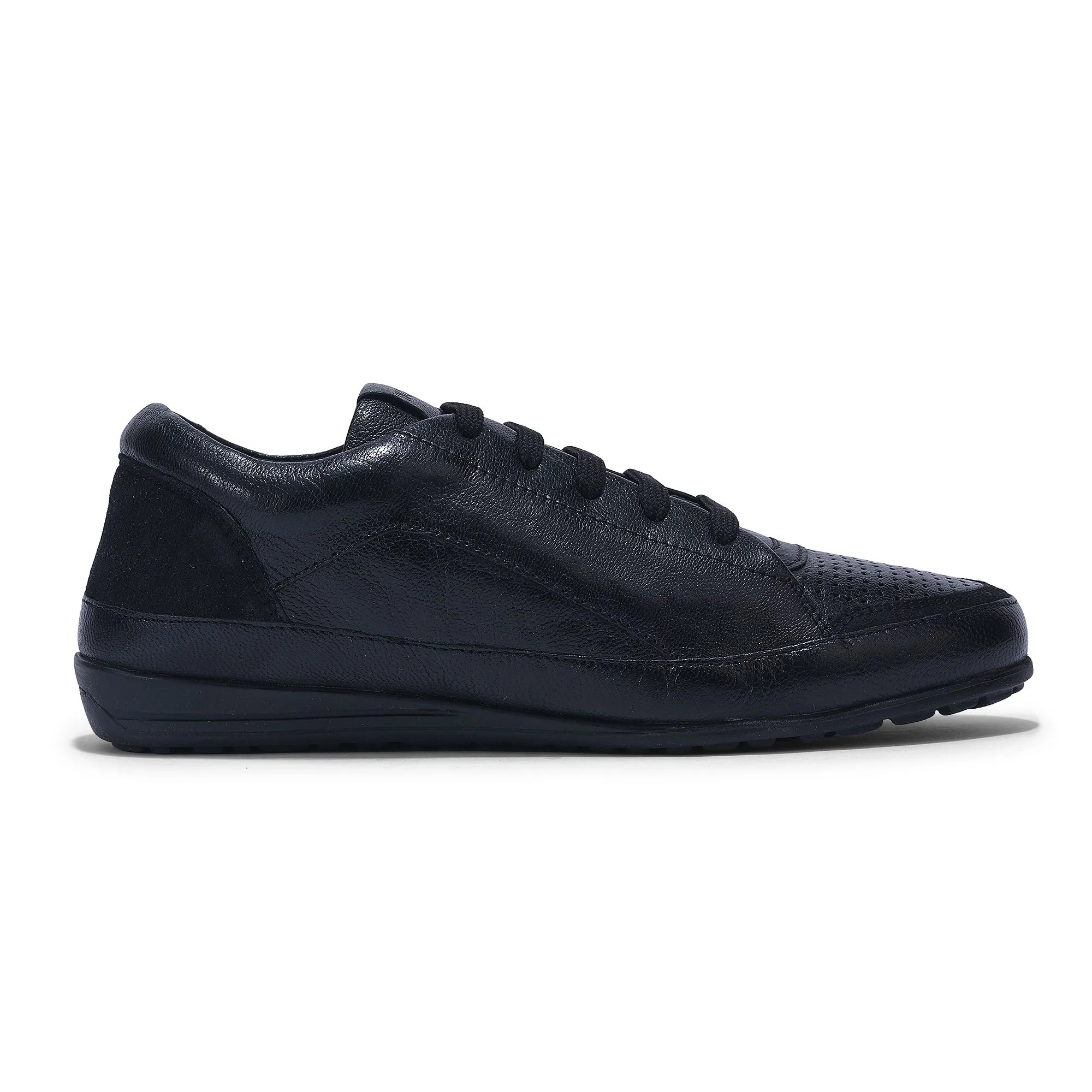 Woodland black casual sneakers for women - Image 1