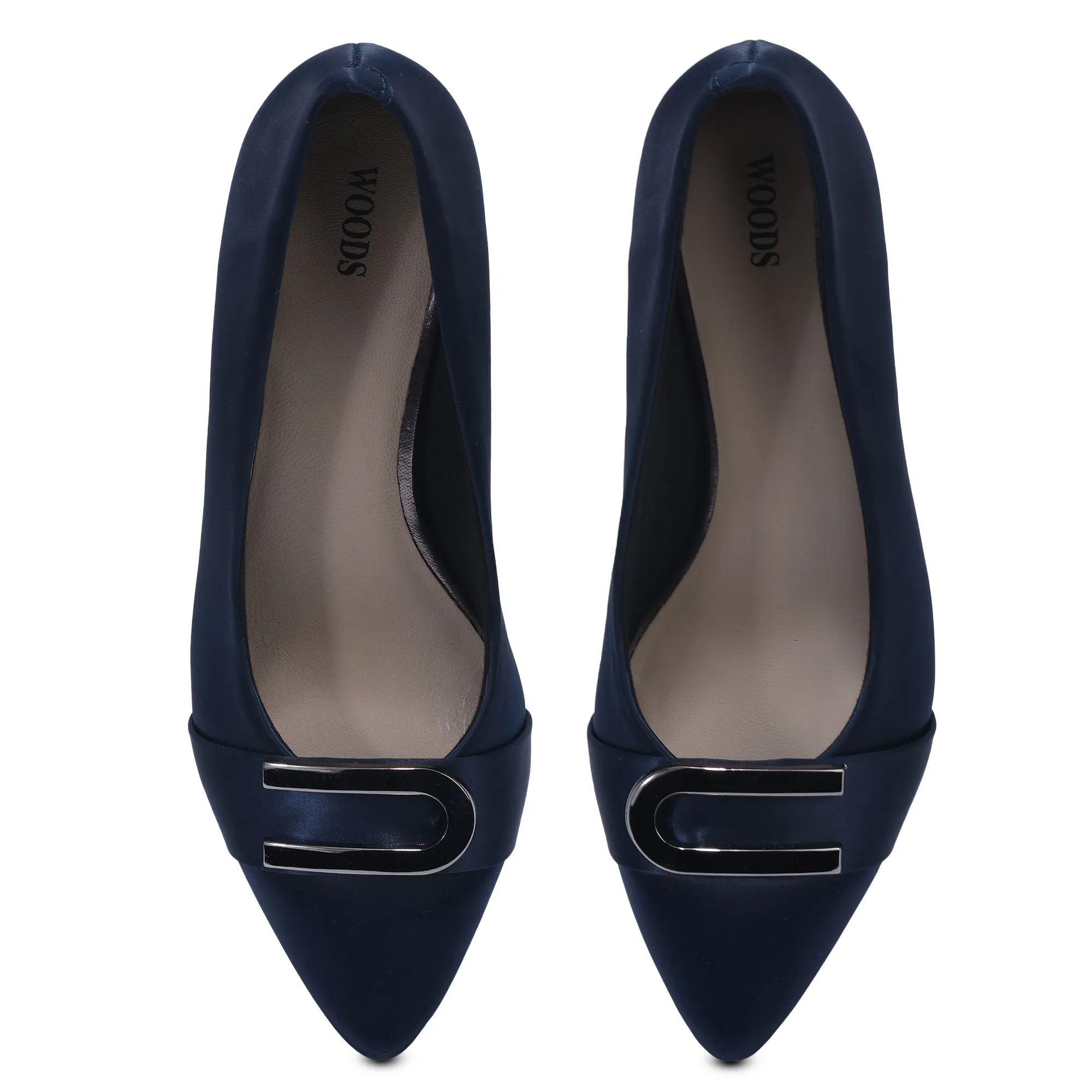 Blue pointed toe shoe - Thumbnail 3