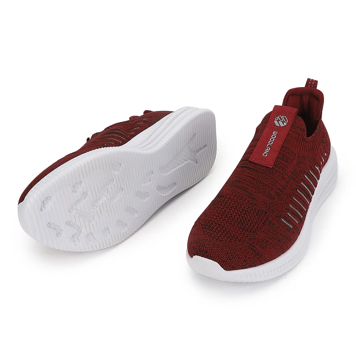 Wine Red Slip-on sneaker for women - Thumbnail 4