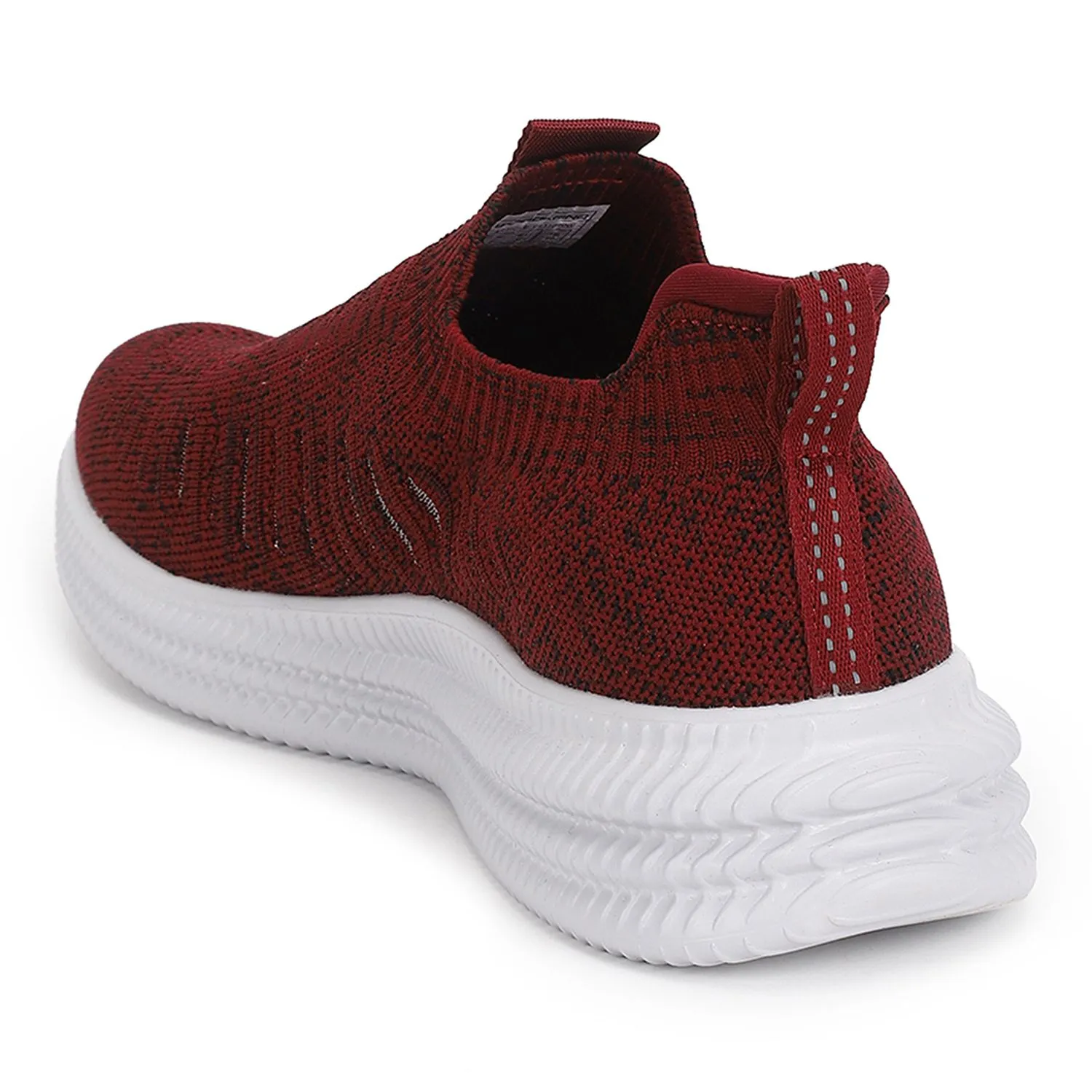 Wine Red Slip-on sneaker for women - Thumbnail 5