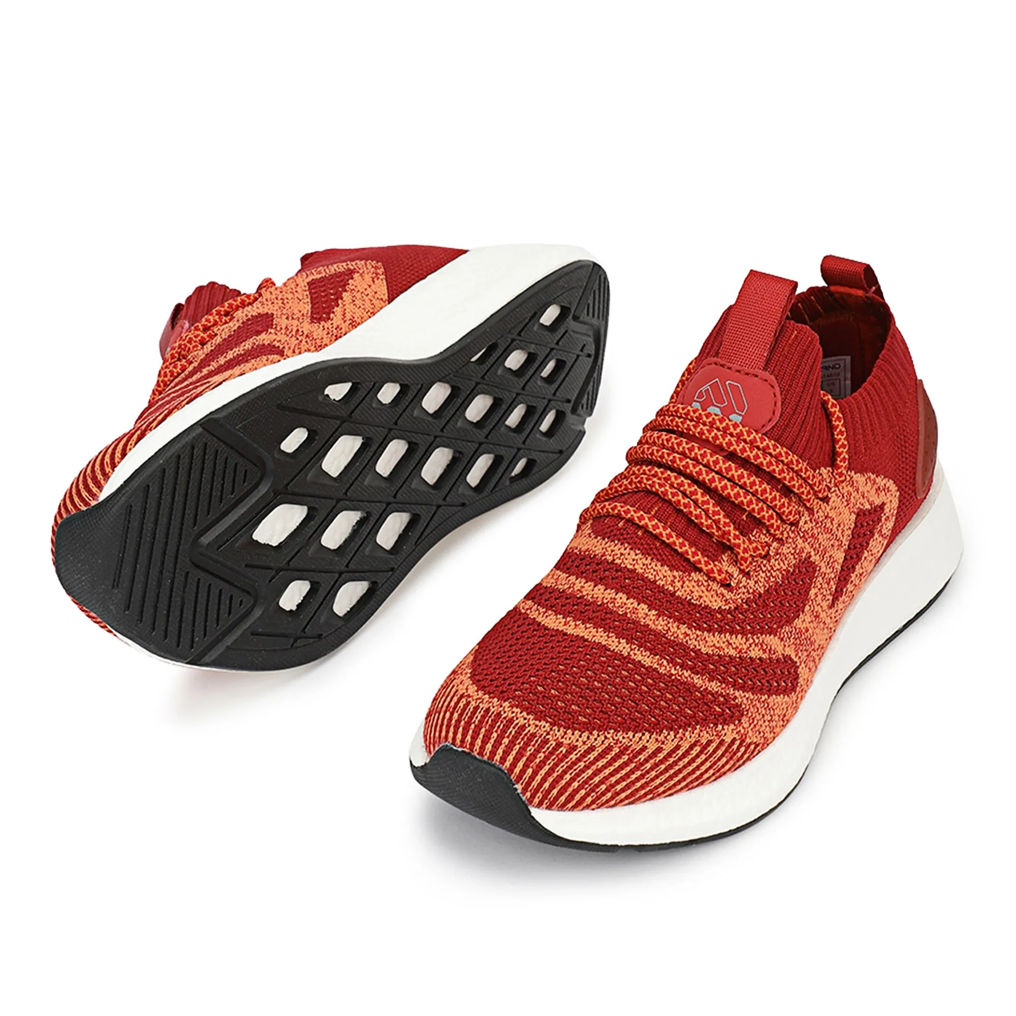 Rust Fabric Ladies Luxury Sports Shoes - Thumbnail 4