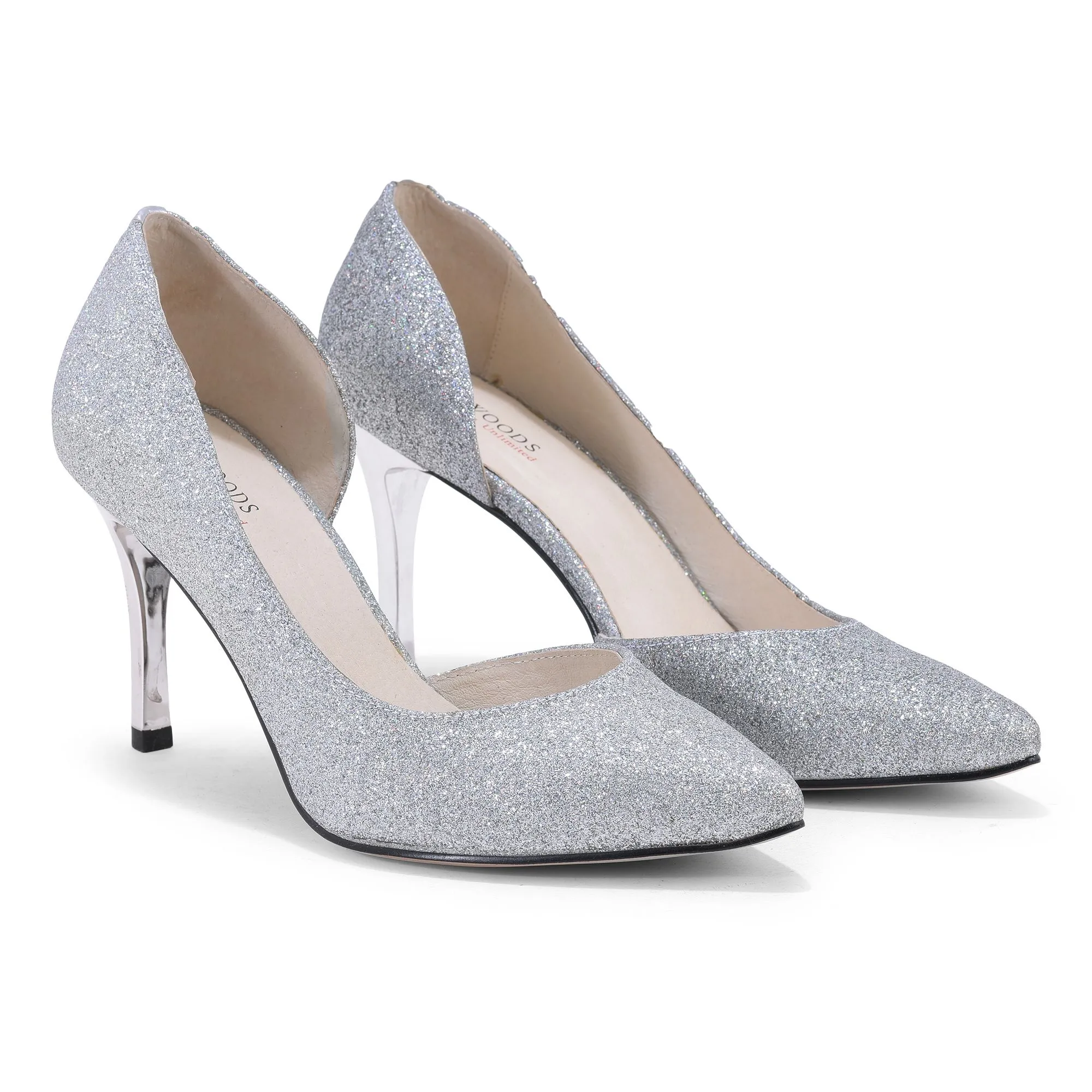 Silver high heel pumps - Thumbnail 6