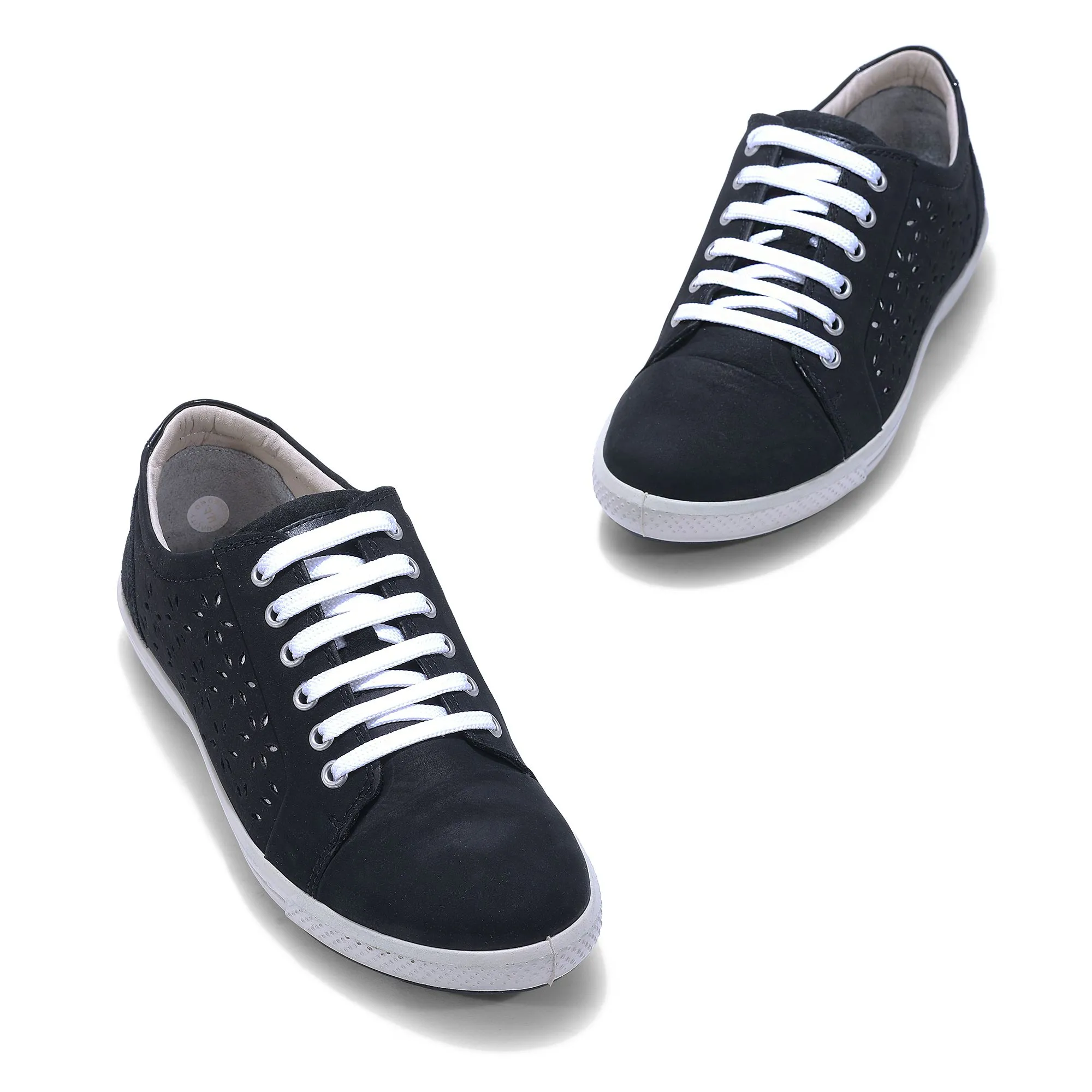 Woodland Black casual sneakers - Thumbnail 2