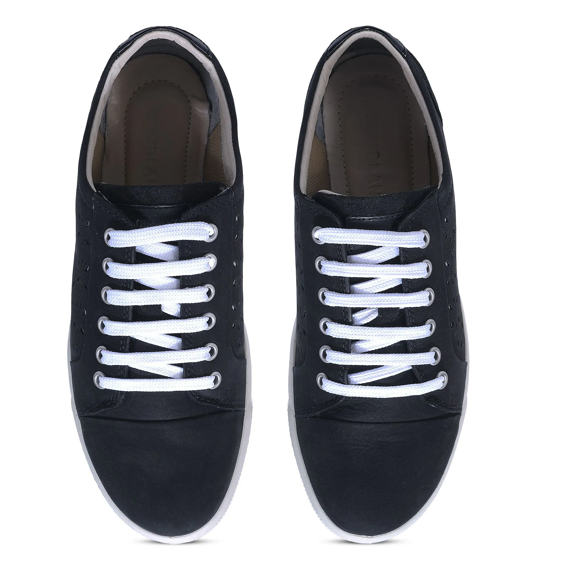 Woodland Black casual sneakers - Thumbnail 3
