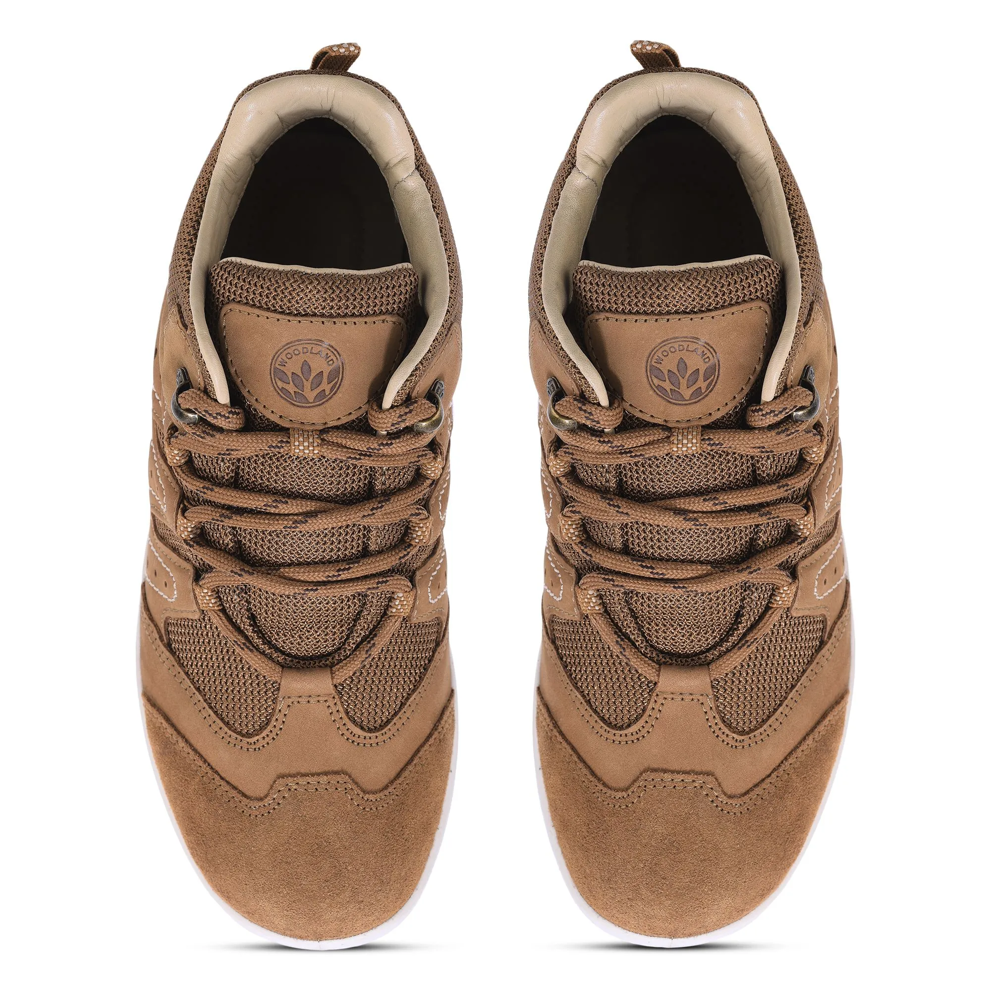 Woodland Camel casual sneakers - Thumbnail 3